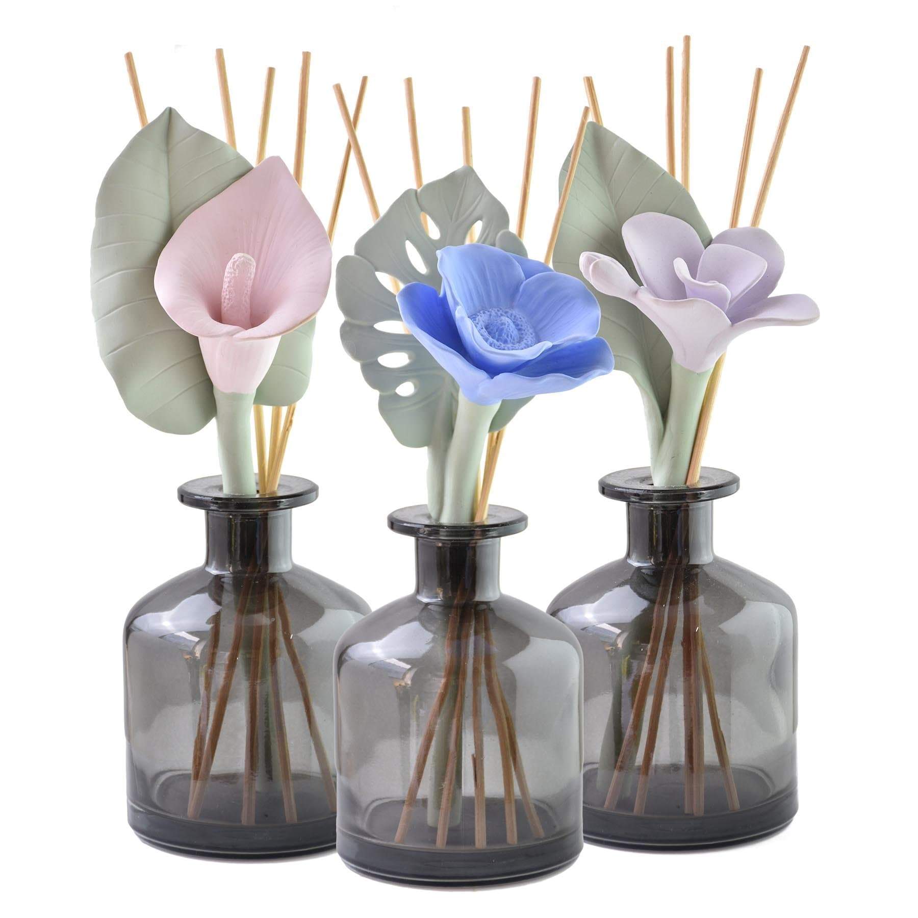 Hysses Home Scents Rose Geranium Moulin Botanic Diffuser (Cally Lily) Rose Geranium