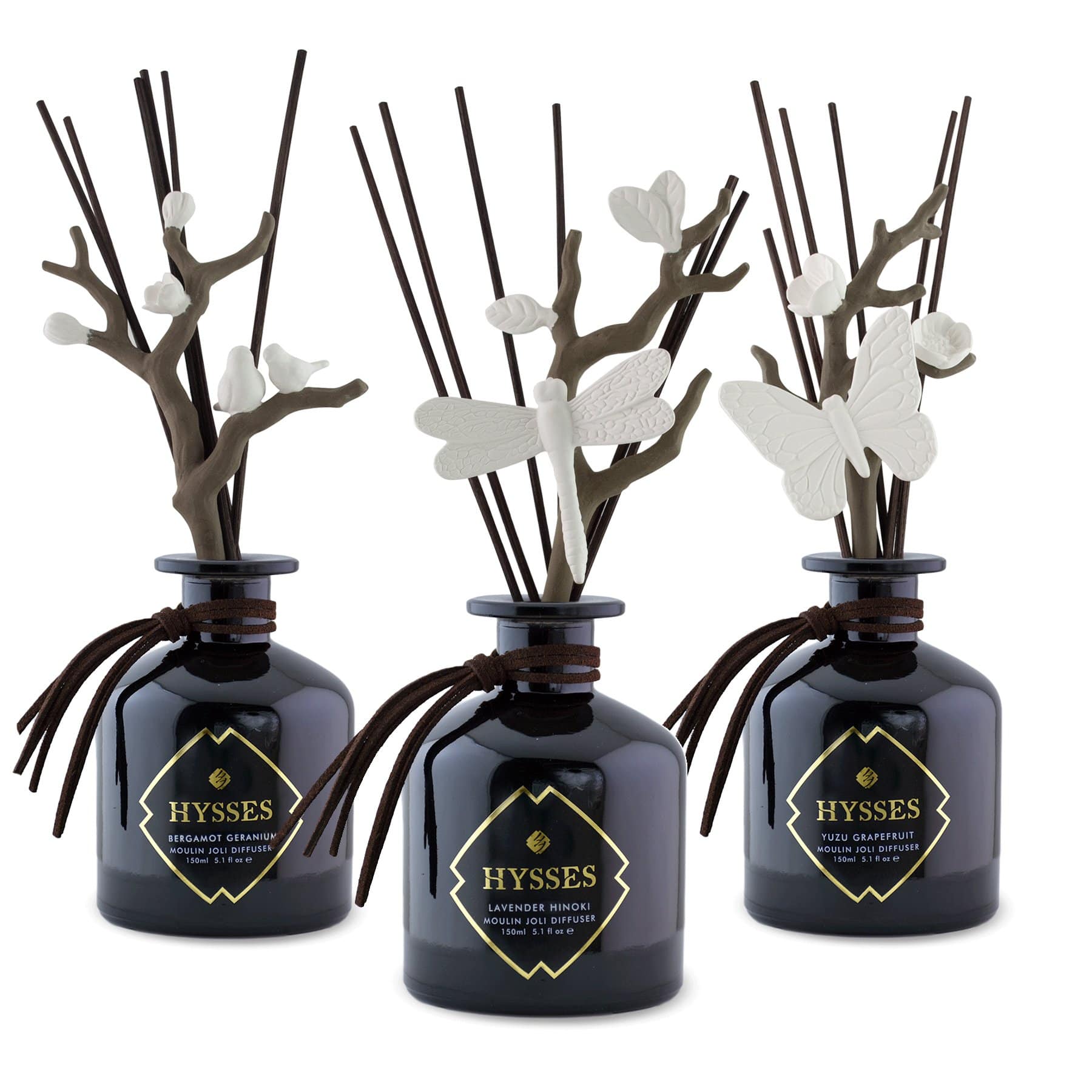 Hysses Home Scents Lemongrass Moulin Joli Diffuser (Birds) Lemongrass