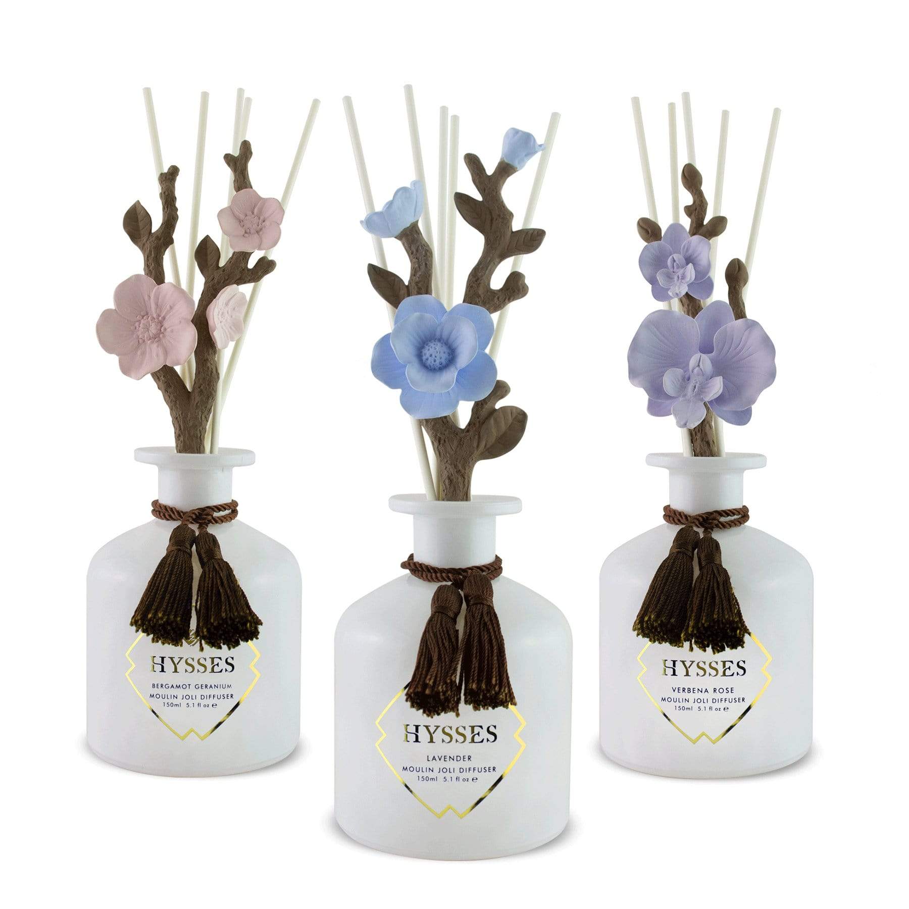 Hysses Home Scents Eucalyptus Rosemary Moulin Joli Diffuser (Camellia) Eucalyptus Rosemary