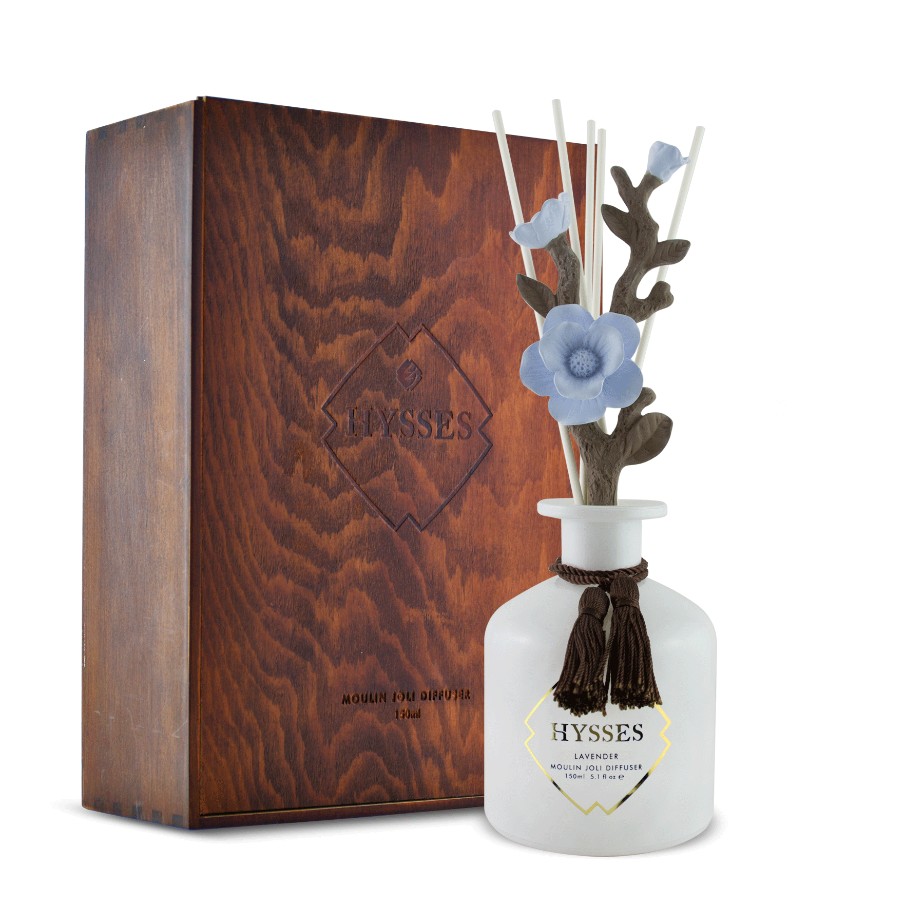 Hysses Home Scents Eucalyptus Rosemary Moulin Joli Diffuser (Camellia) Eucalyptus Rosemary