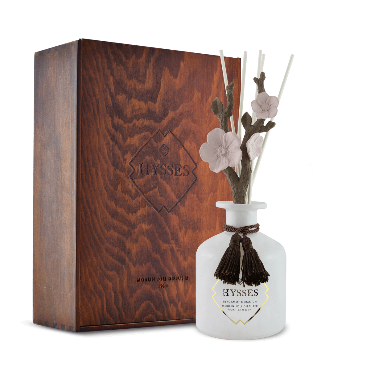 Hysses Home Scents Bergamot Geranium Moulin Joli Diffuser (Plum) Bergamot Geranium