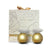Hysses Home Scents Default Orion Gold Clay Diffuser Set of 2, Bergamot Sandalwood & Geranium Rosemary