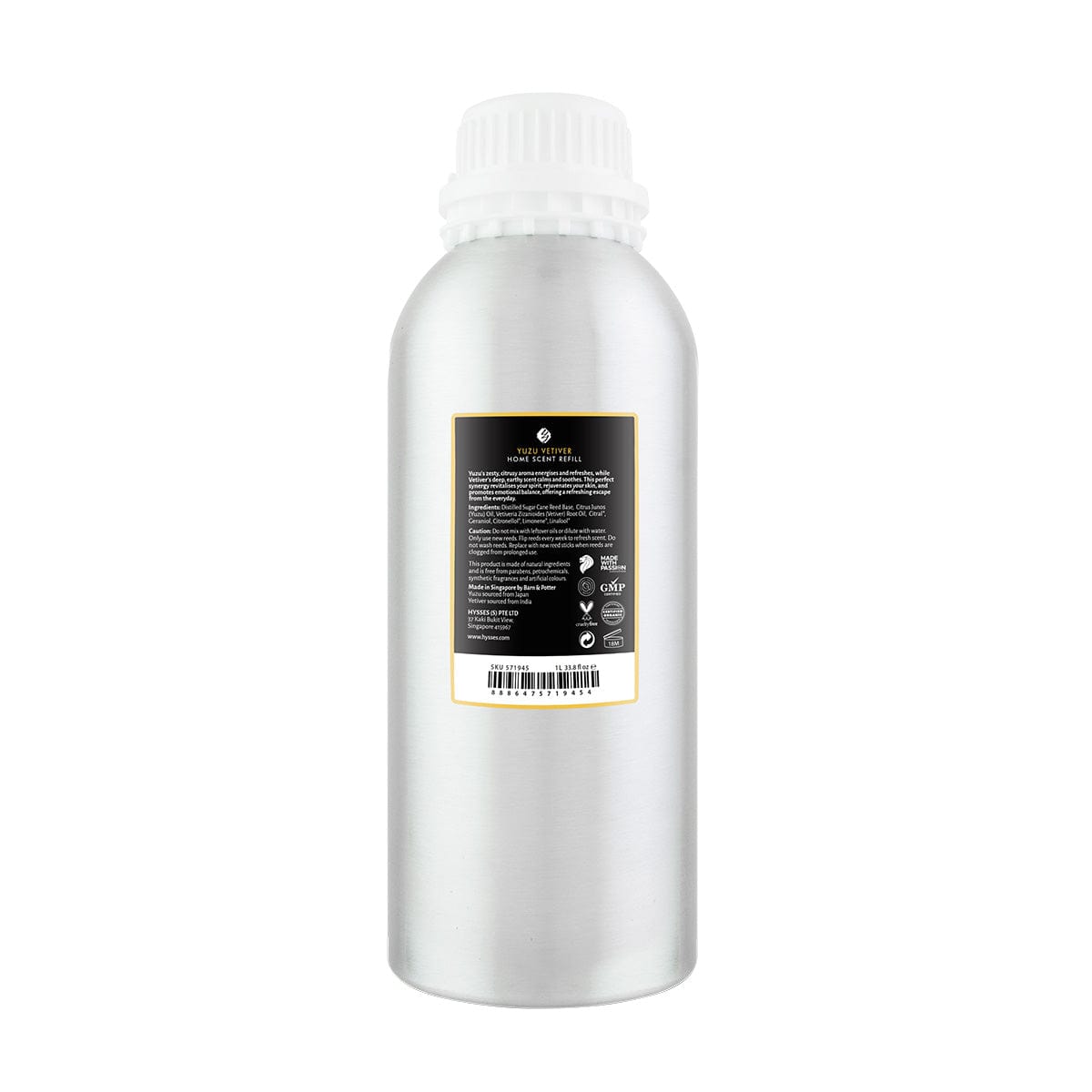 Hysses Singapore Home Scents Refill Home Scent Yuzu Vetiver R