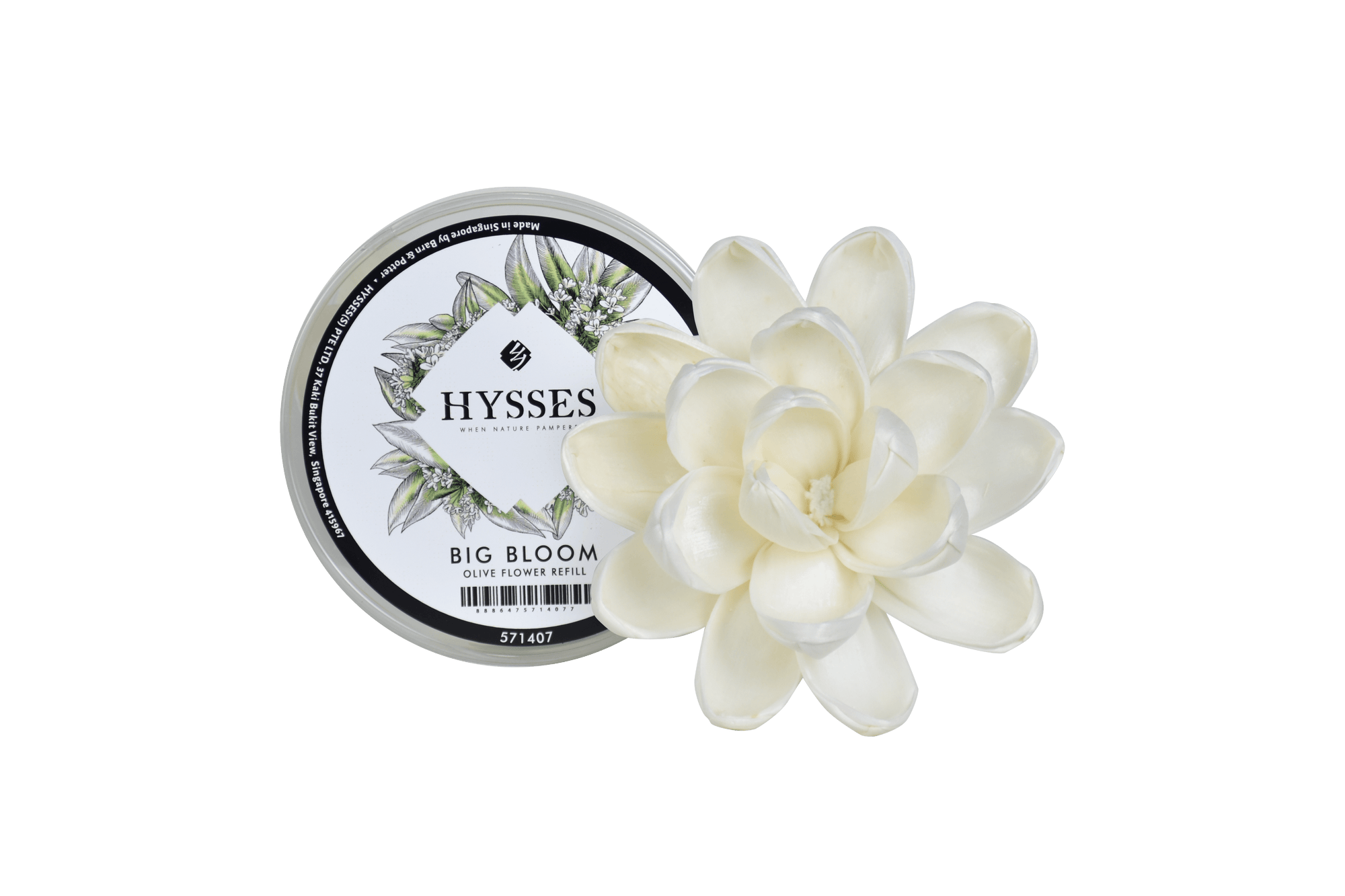 HYSSES Home Scents Solar Flower Diffuser Refill - Olive Big Bloom