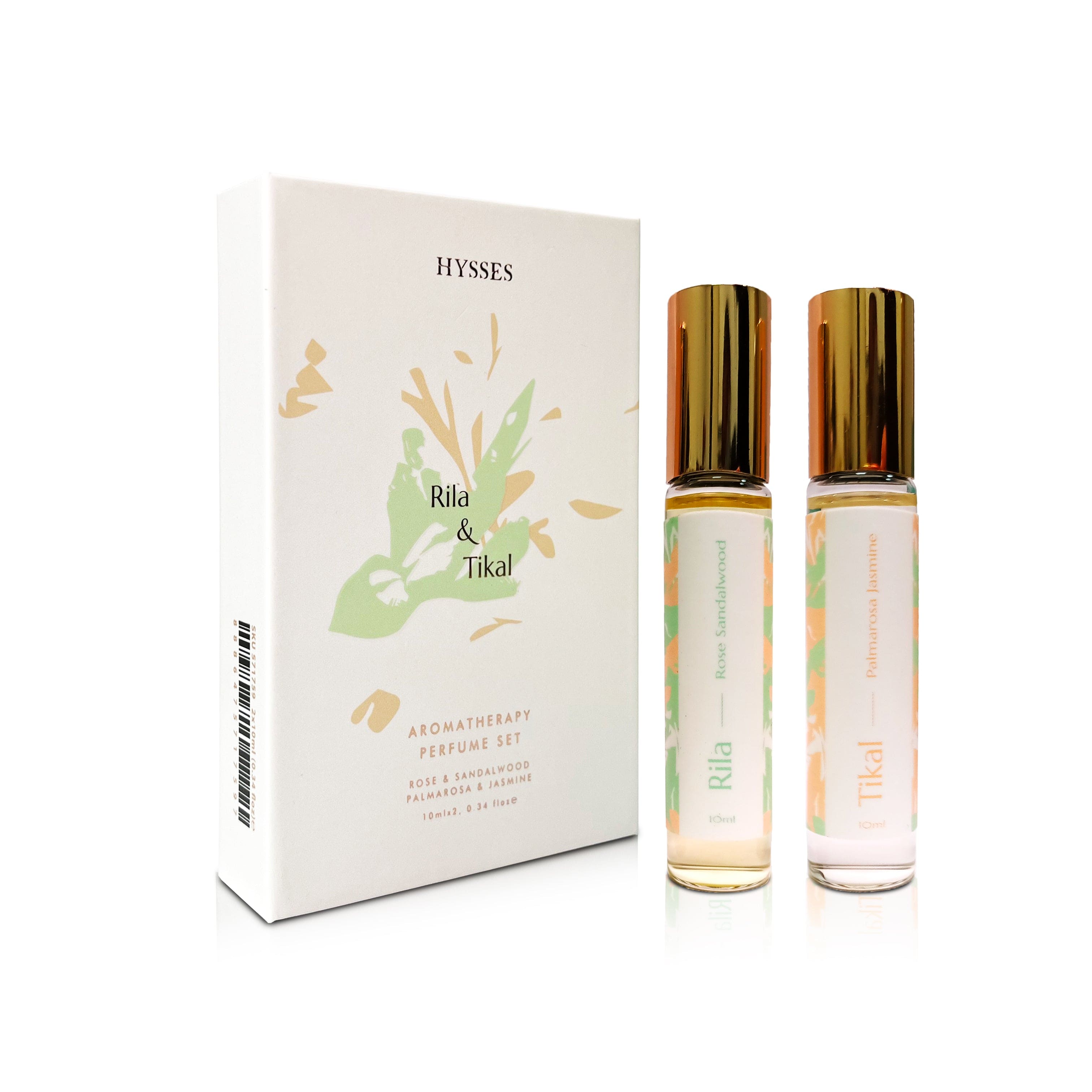 Hysses Perfume Aroma Perfume Set of 2 (Rila, Tikal)