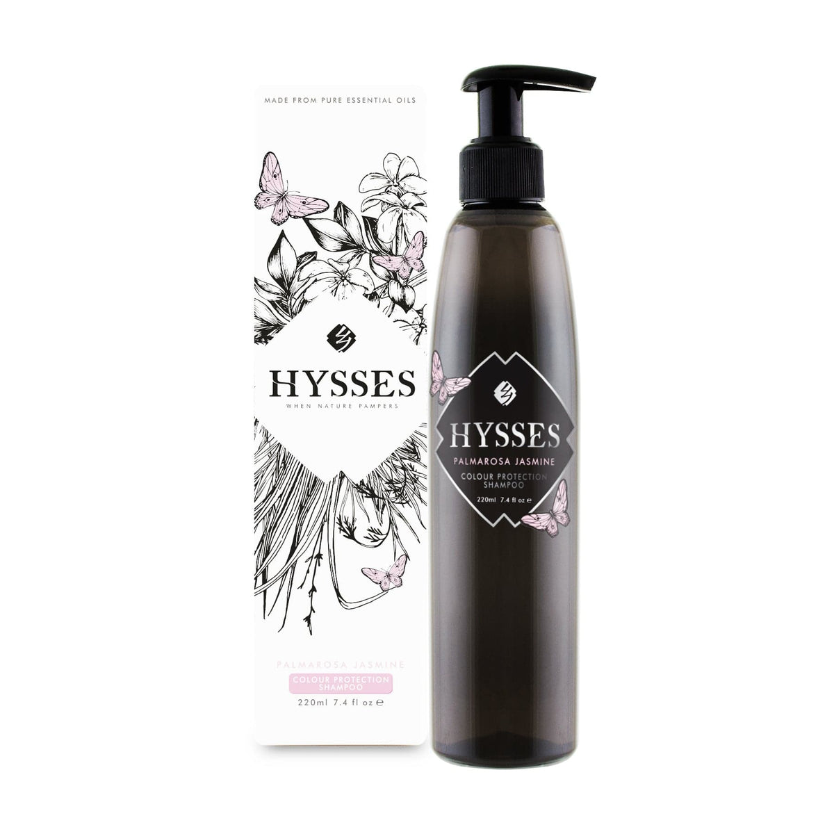 Hysses Shampoo 220ml Colour Protection Shampoo, Palmarosa Jasmine