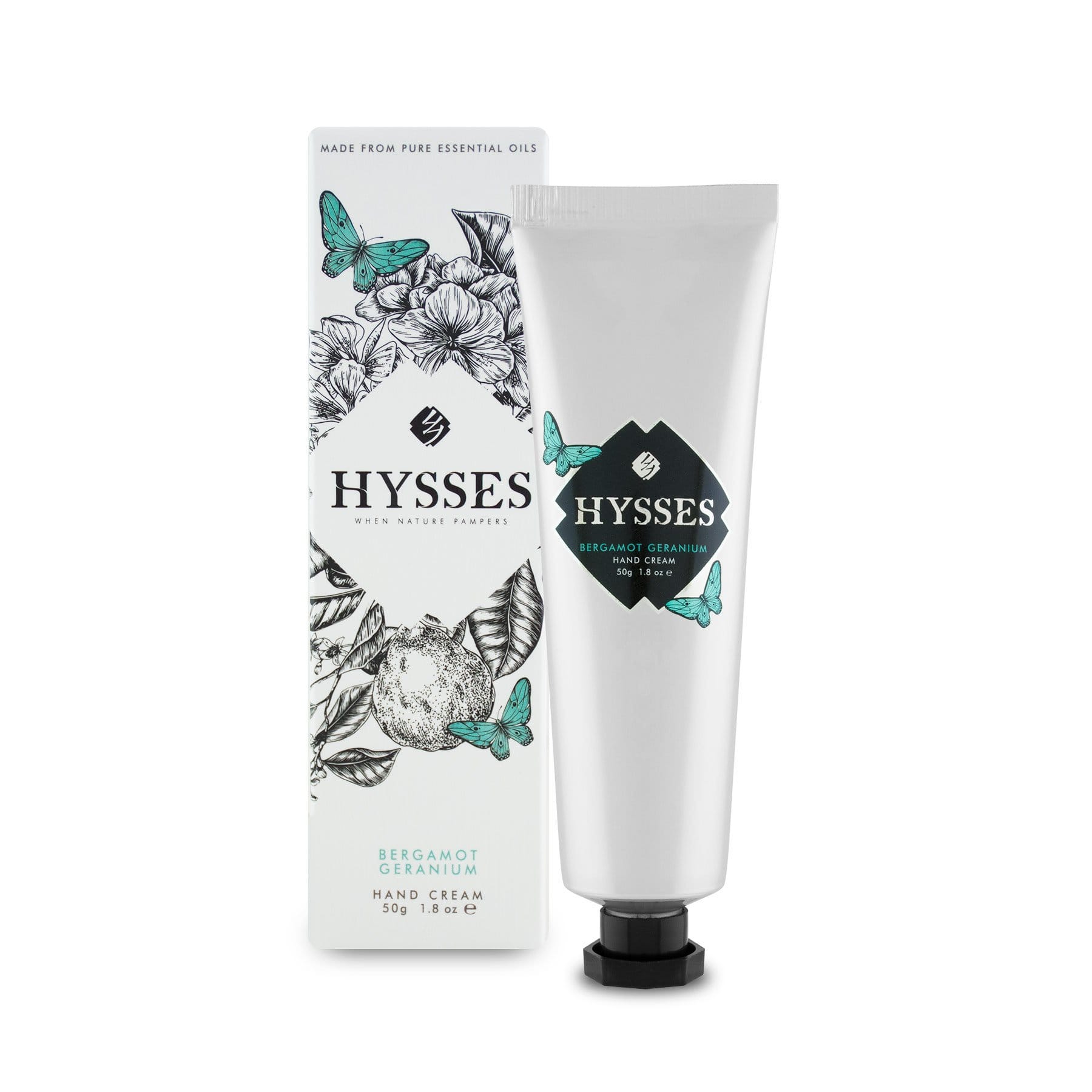 Hysses Body Care Hand Cream Bergamot Geranium