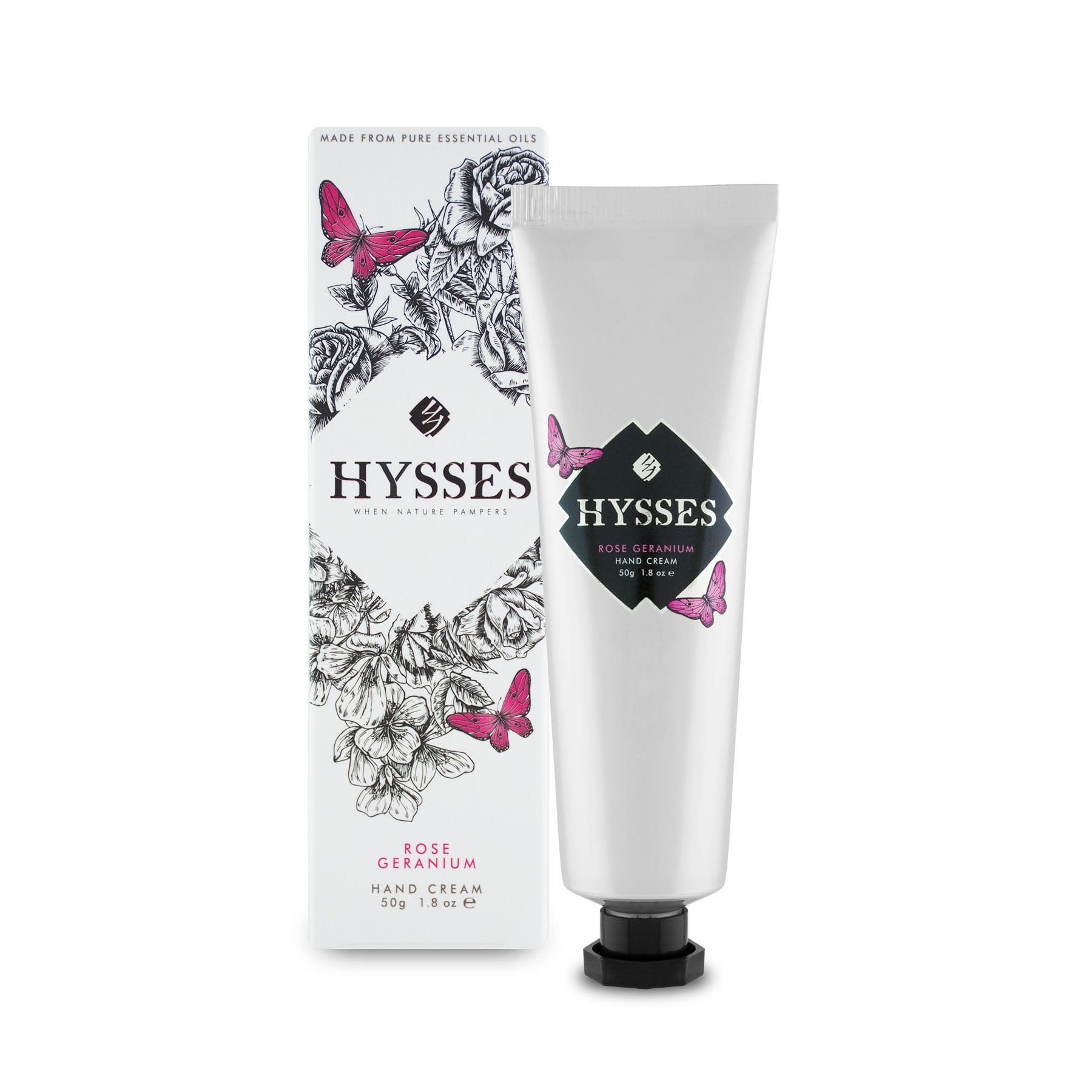 Hysses Body Care Hand Cream Rose Geranium