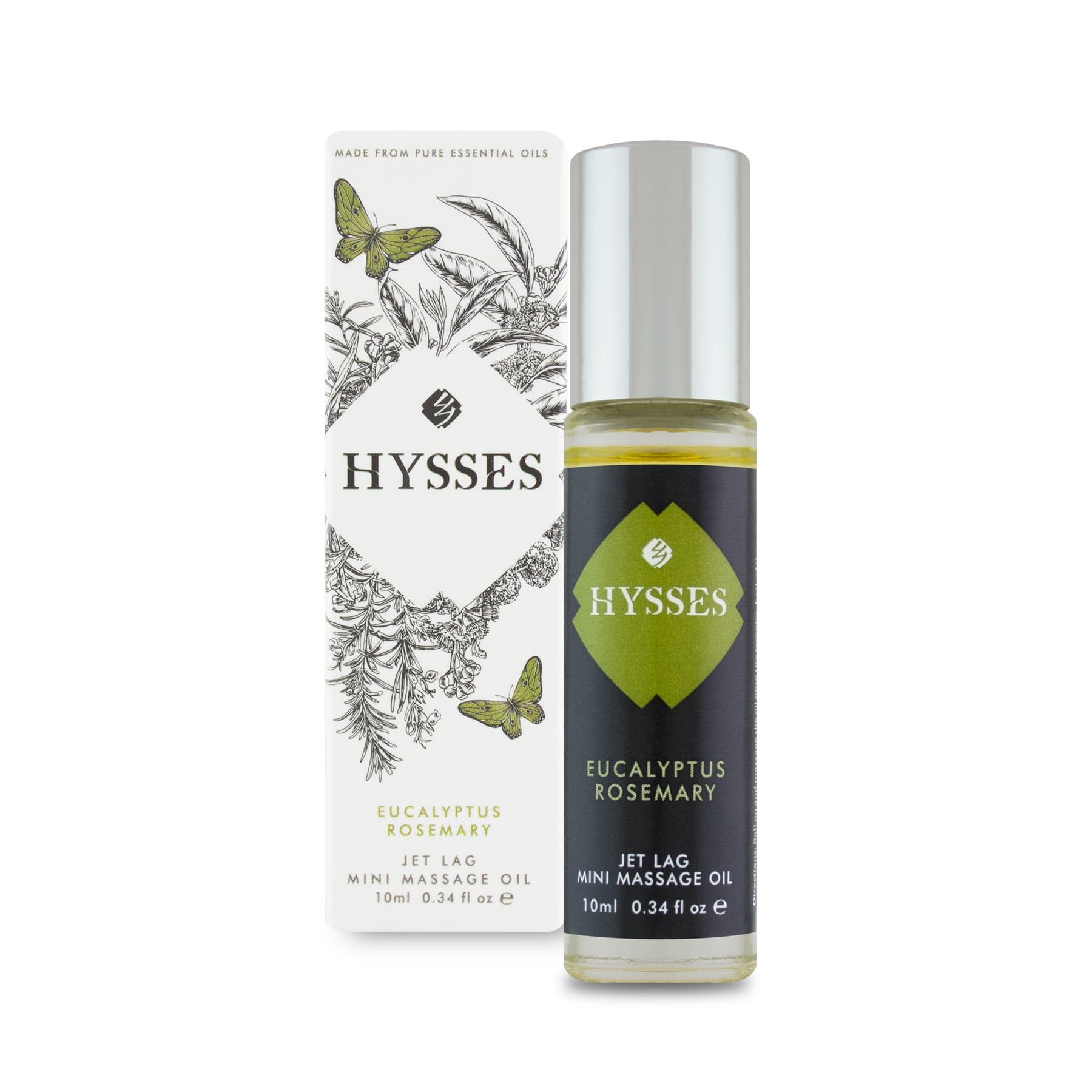 Hysses Body Care Mini Massage Oil Eucalyptus Rosemary