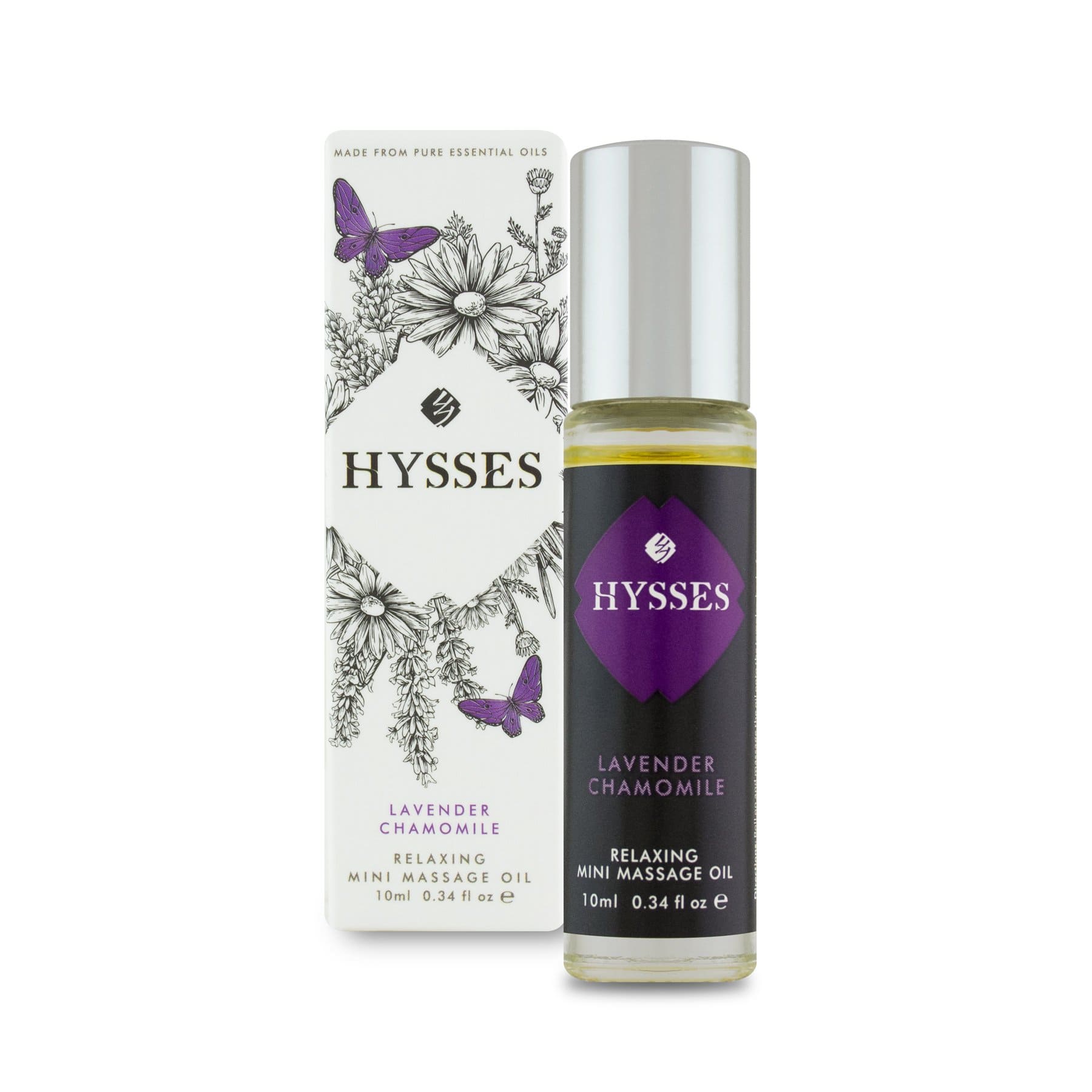 Hysses Body Care Mini Massage Oil Lavender Chamomile
