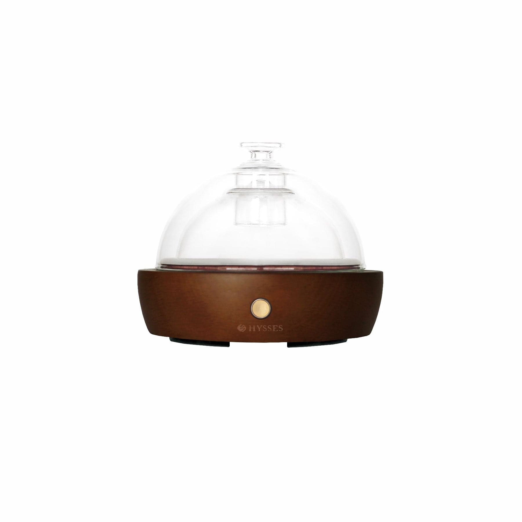 Hysses Burners/Devices Walnut Ultrasonic Water Mist, Dome Walnut