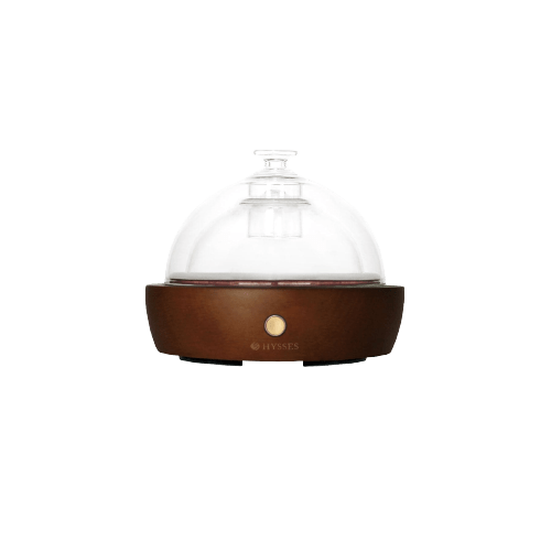 Hysses Burners/Devices Walnut Ultrasonic Water Mist, Dome Walnut