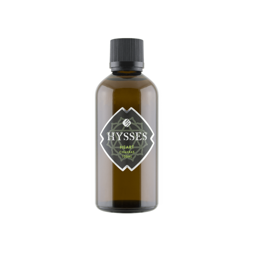 Hysses Essential Oil 100ml Chakras Heart (Sandalwood &amp; Ylang Ylang), 100ml