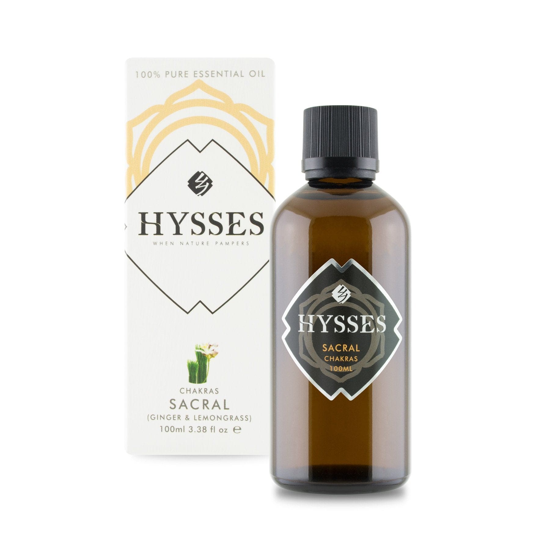 Hysses Essential Oil 100ml Chakras Sacral, 100ml