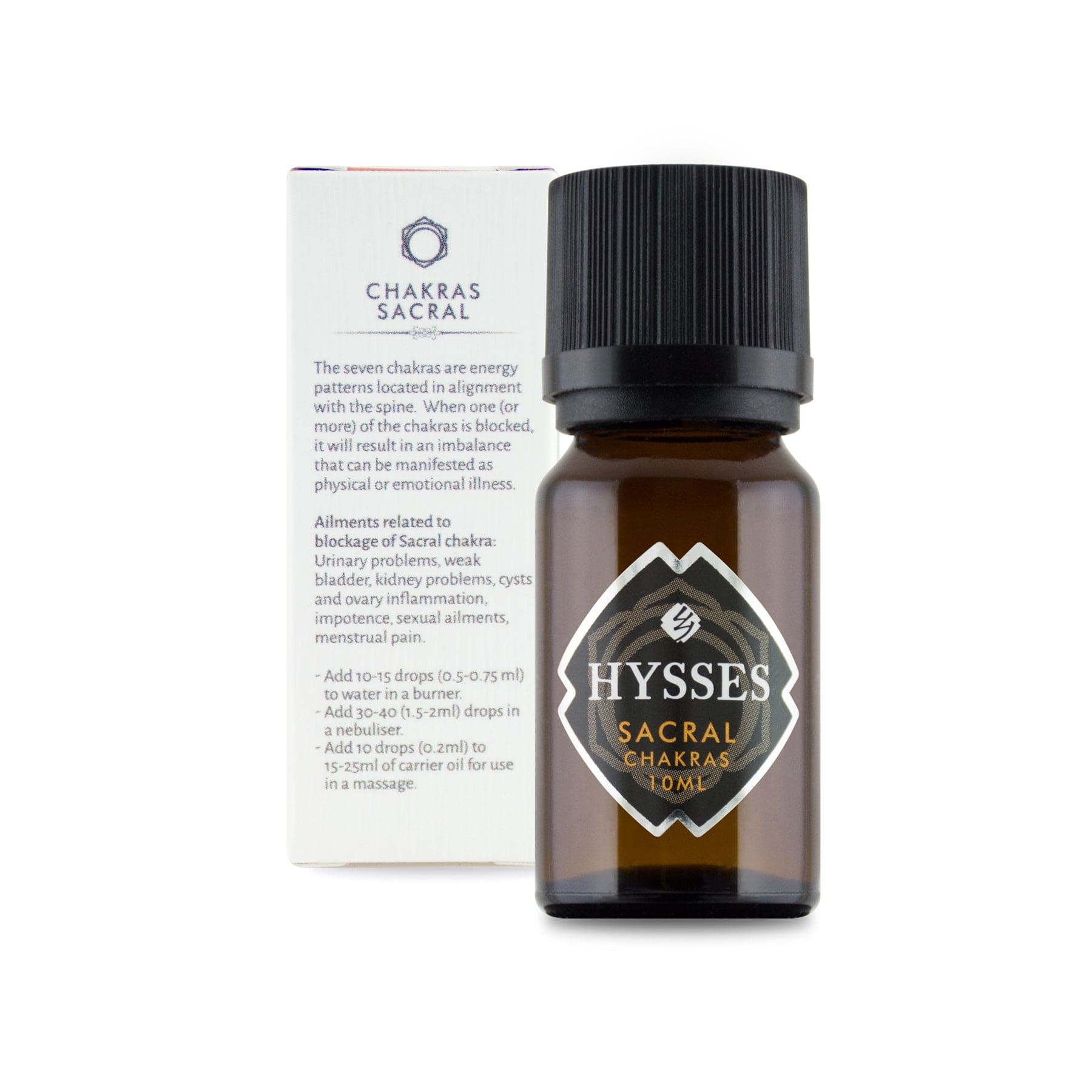 Hysses Essential Oil Chakras Sacral, 10ml