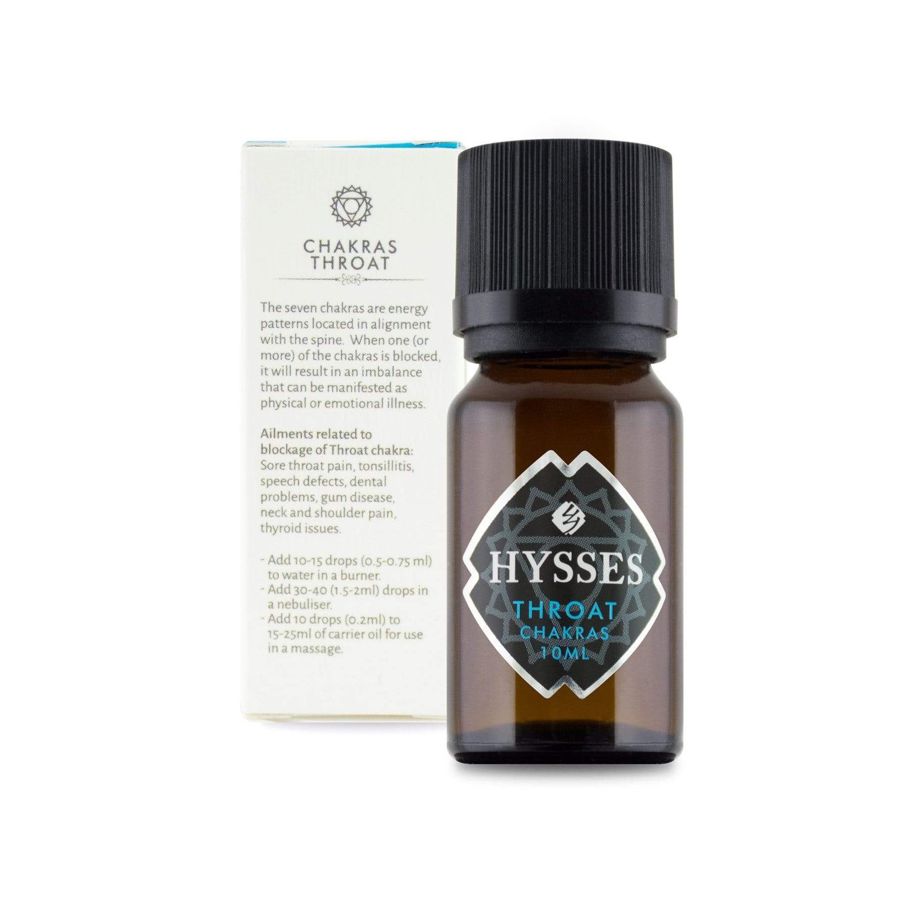 Hysses Essential Oil Chakras Throat, 10ml