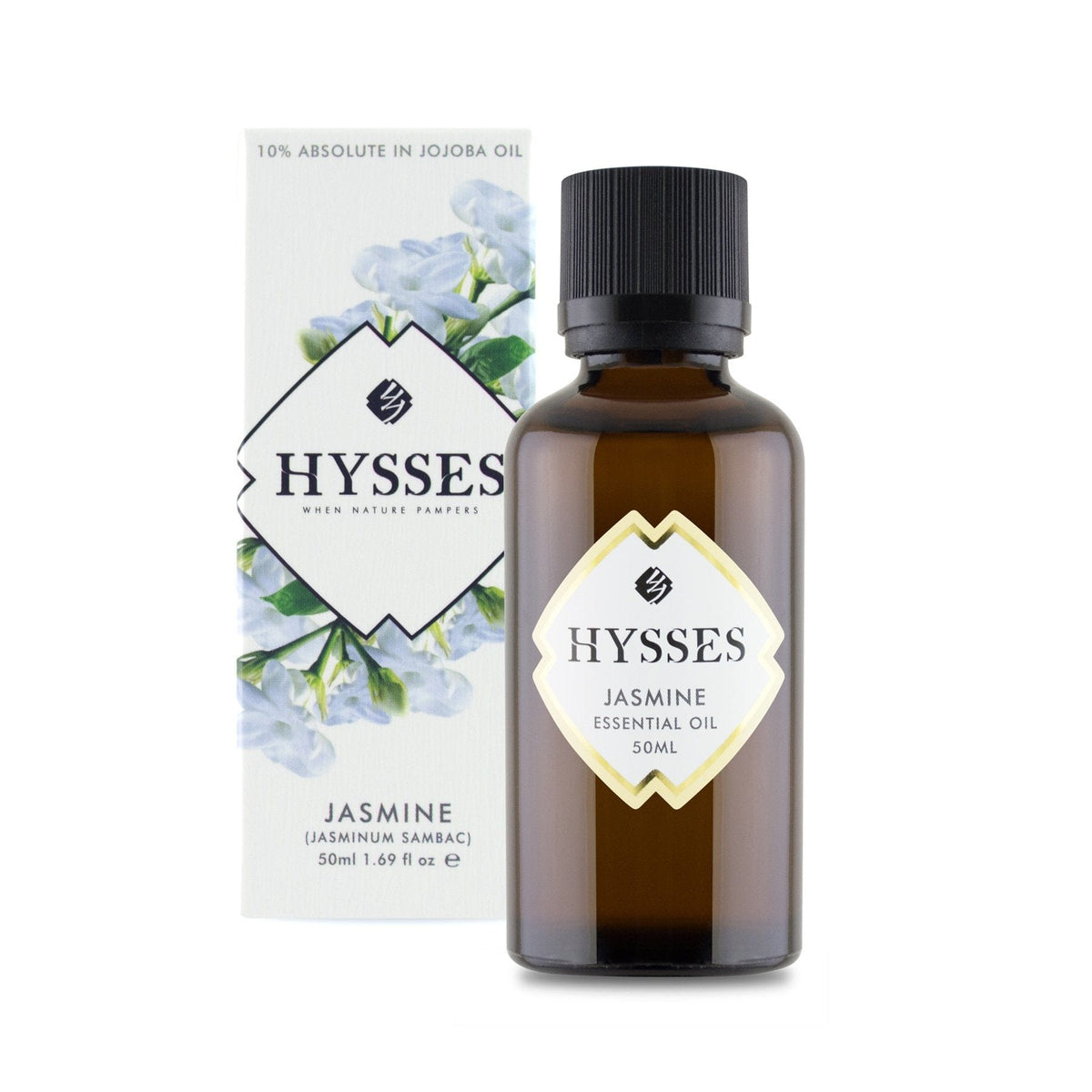 Hysses Essential Oil 50ml Essential Oil Jasmine (10% in Jojoba Oil)