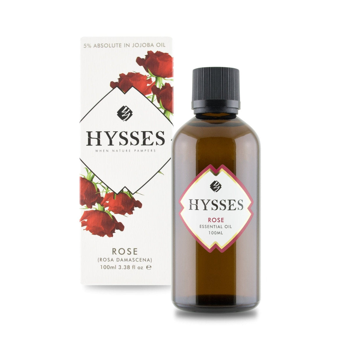 Hysses Essential Oil 100ml Essential Oil Rose (5% in Jojoba Oil) 100ml