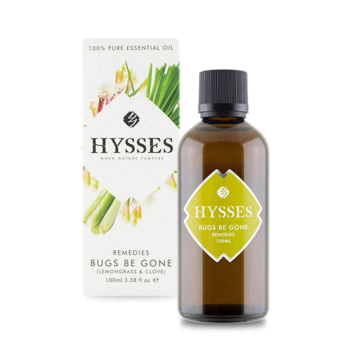 Hysses Essential Oil 100ml Remedies, Bugs Be Gone