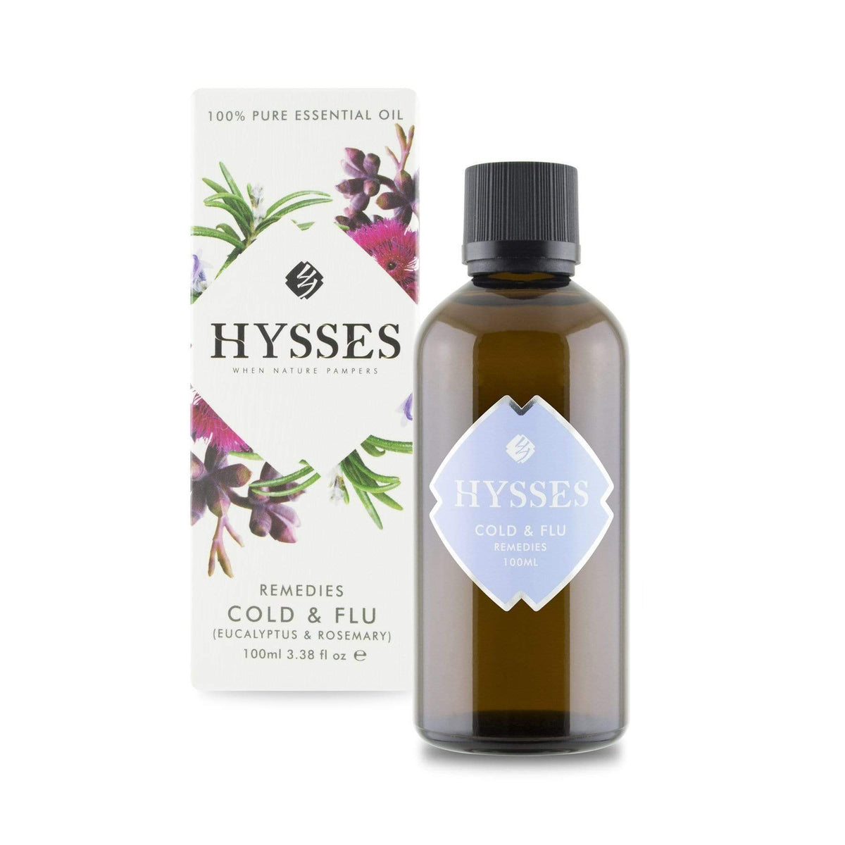 Hysses Essential Oil 100ml Remedies, Cold &amp; Flu
