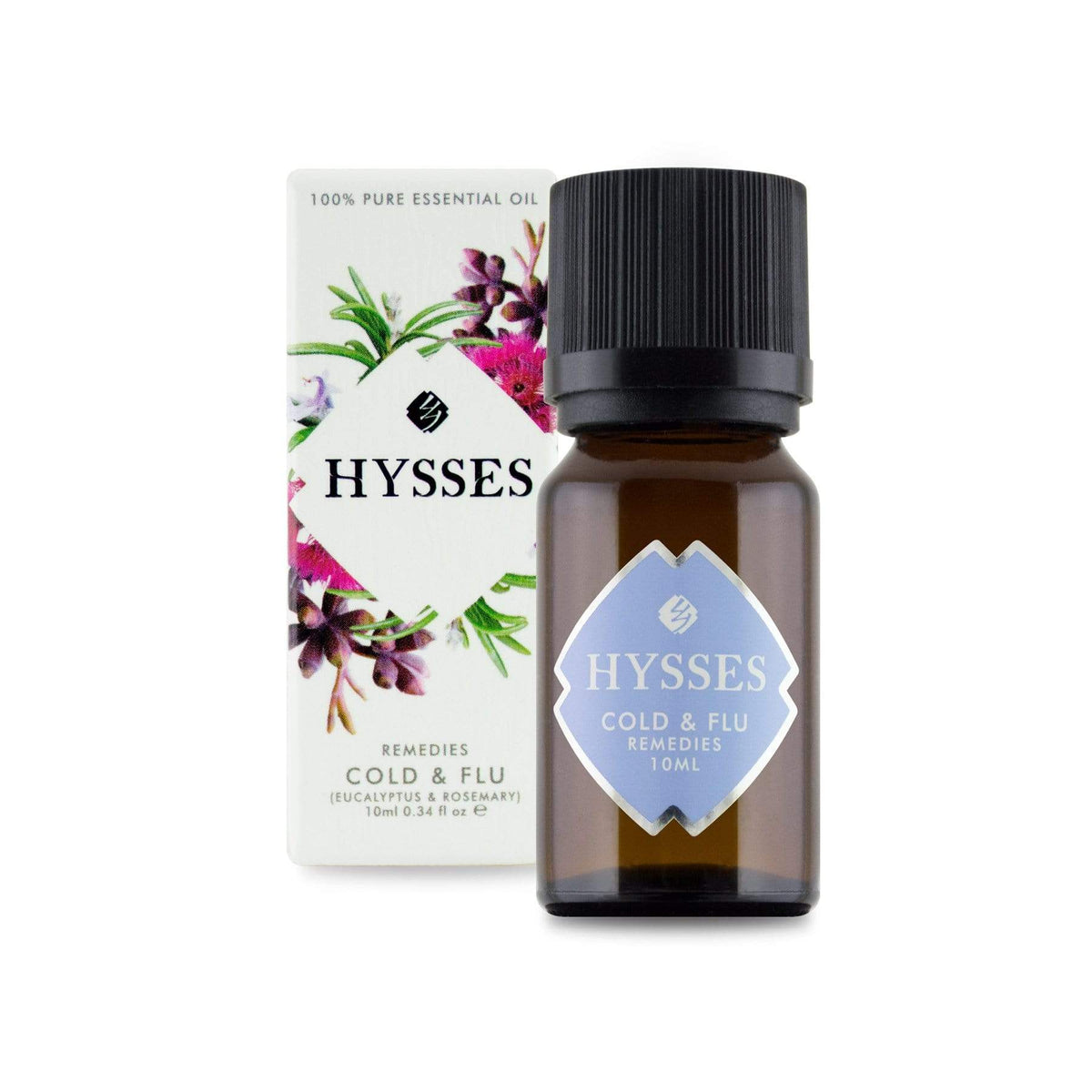 Hysses Essential Oil 10ml Remedies, Cold &amp; Flu