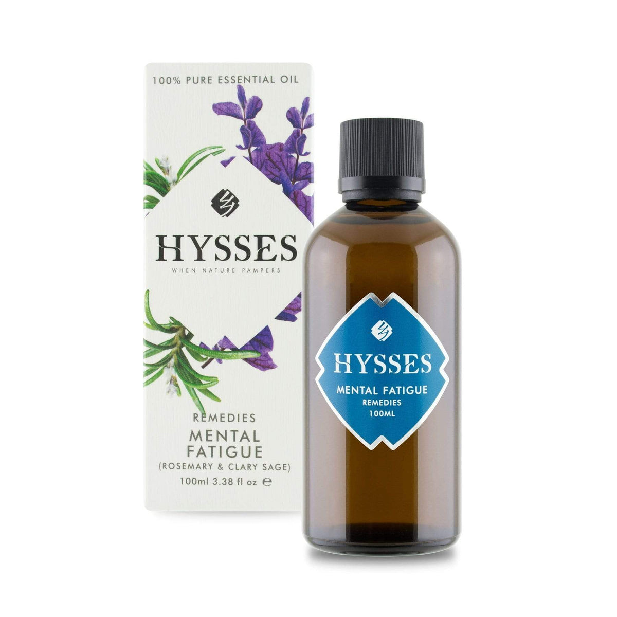 Hysses Essential Oil 100ml Remedies, Mental Fatigue, 100ml