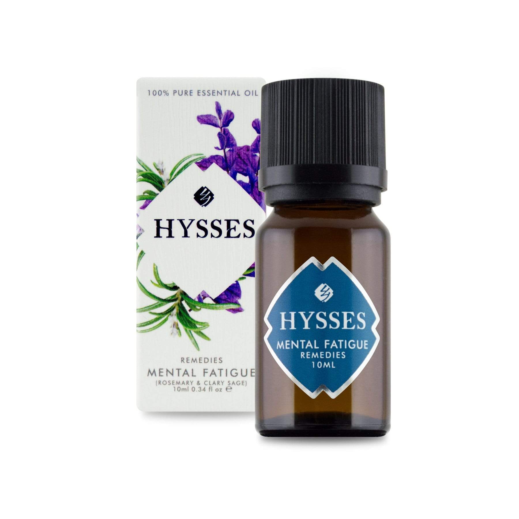 Hysses Essential Oil Remedies, Mental Fatigue, 10ml