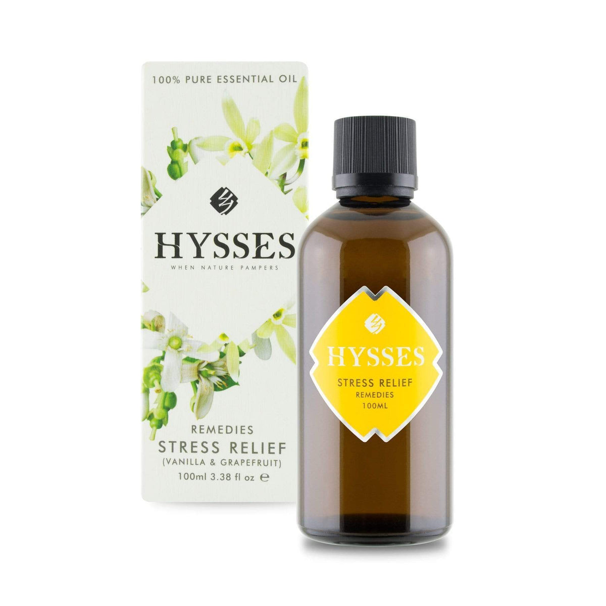 Hysses Essential Oil 100ml Remedies, Stress Relief