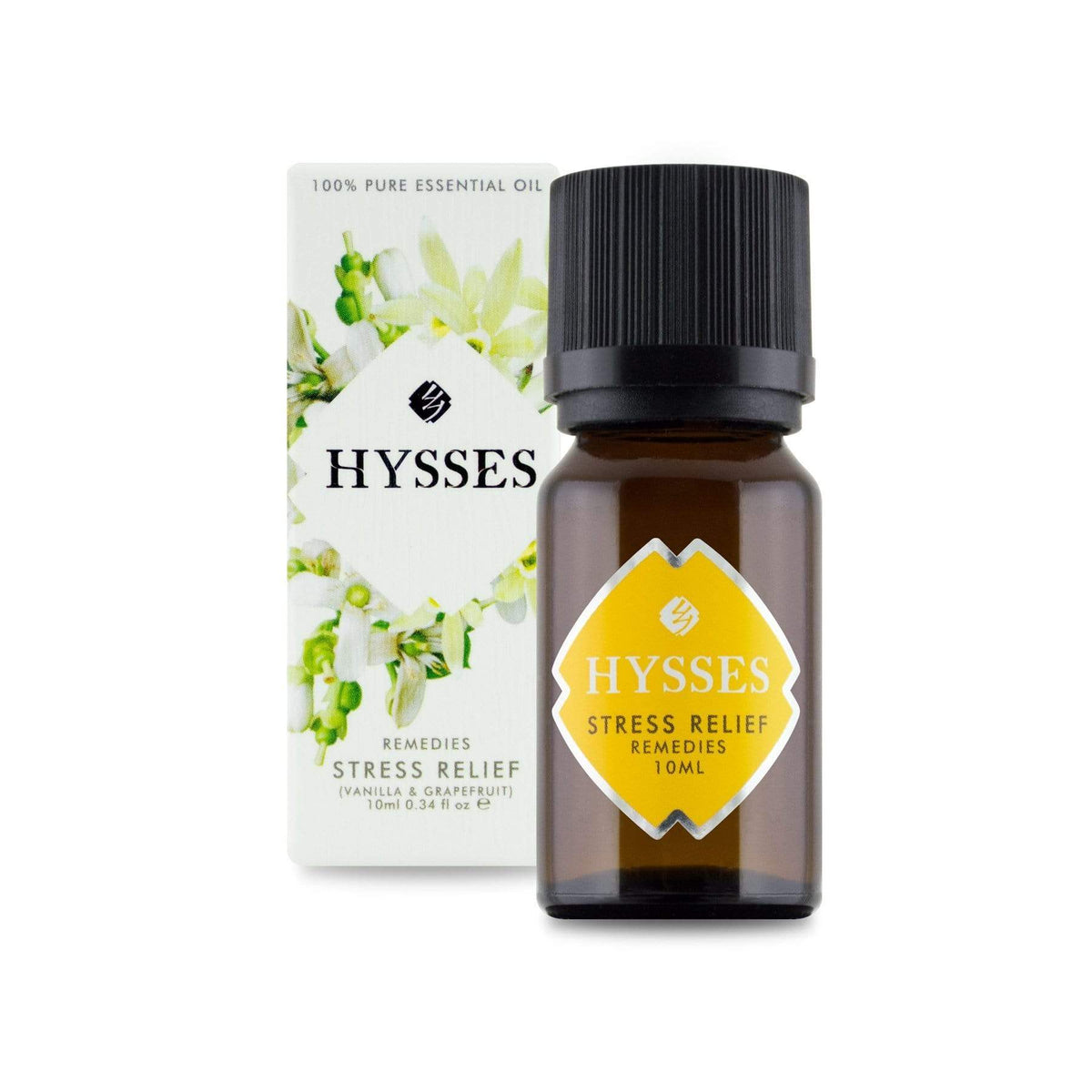 Hysses Essential Oil 10ml Remedies Stress Relief, 10ml