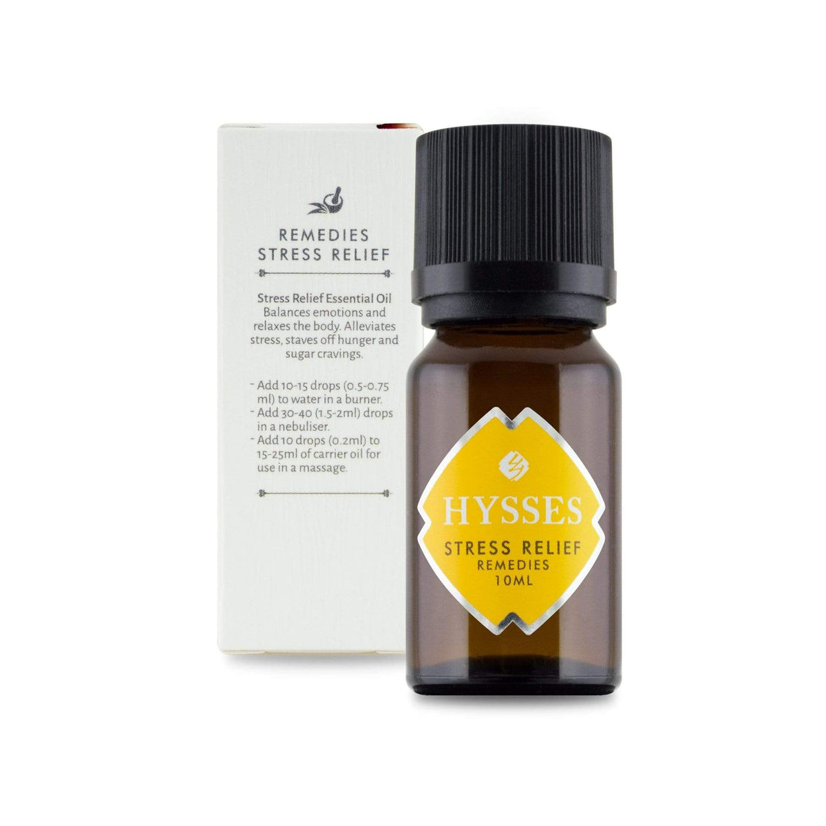 Hysses Essential Oil Remedies Stress Relief, 10ml