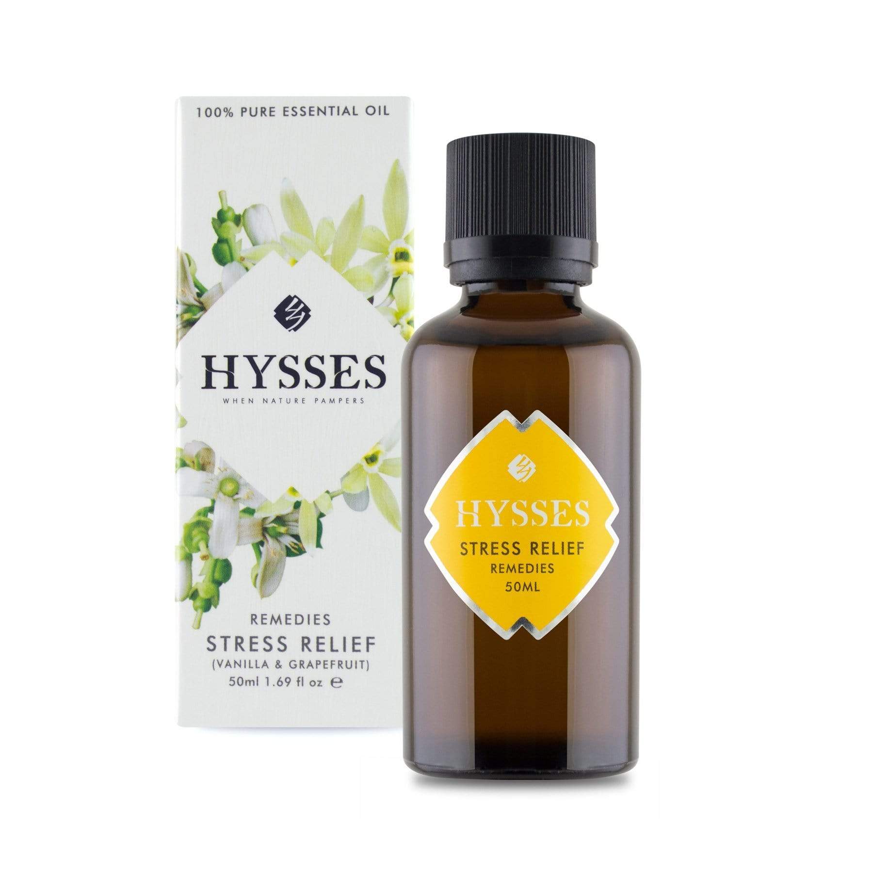 Hysses Essential Oil Remedies Stress Relief, 50ml