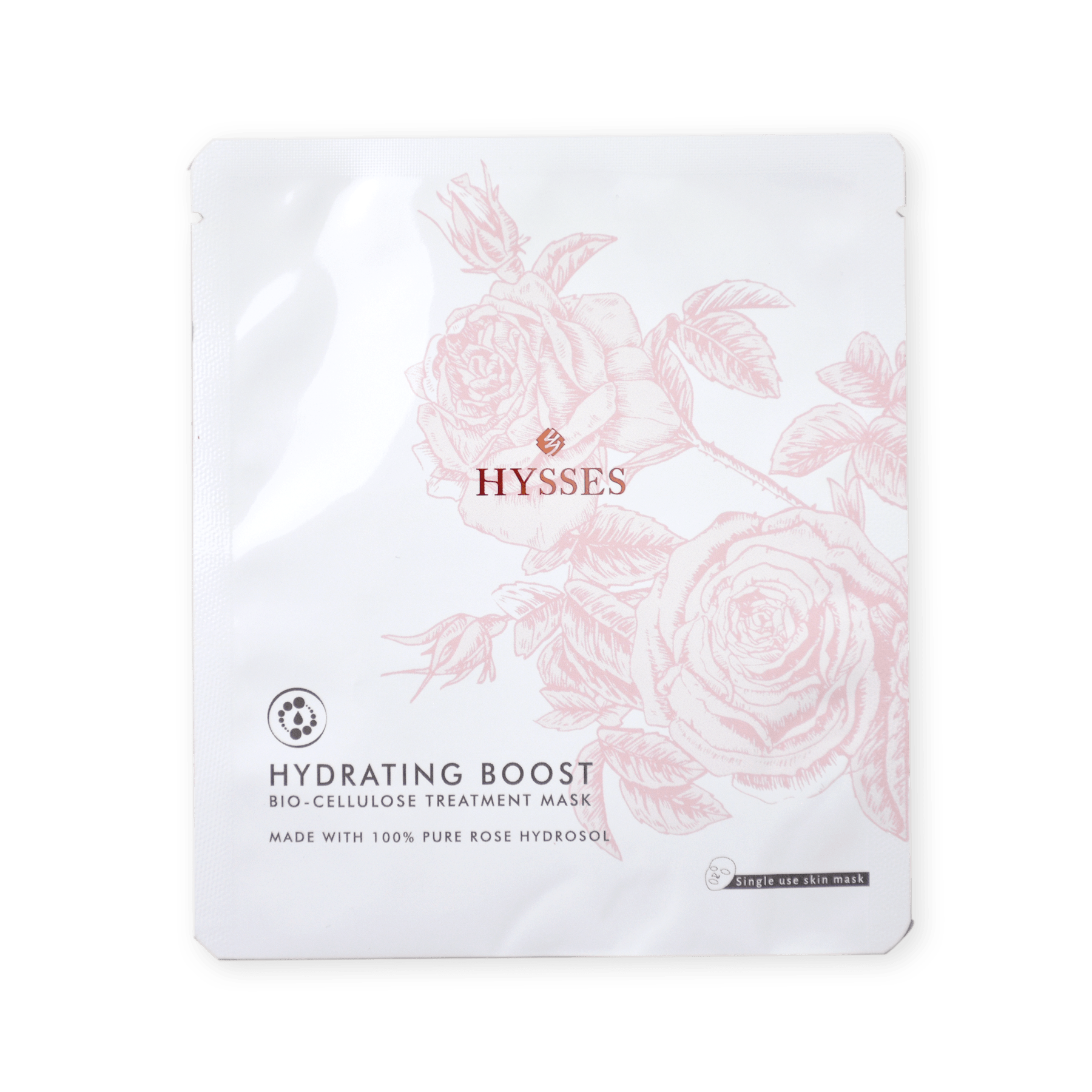 Hysses Face Care Bio Cellulose Hydrating Mask Rose