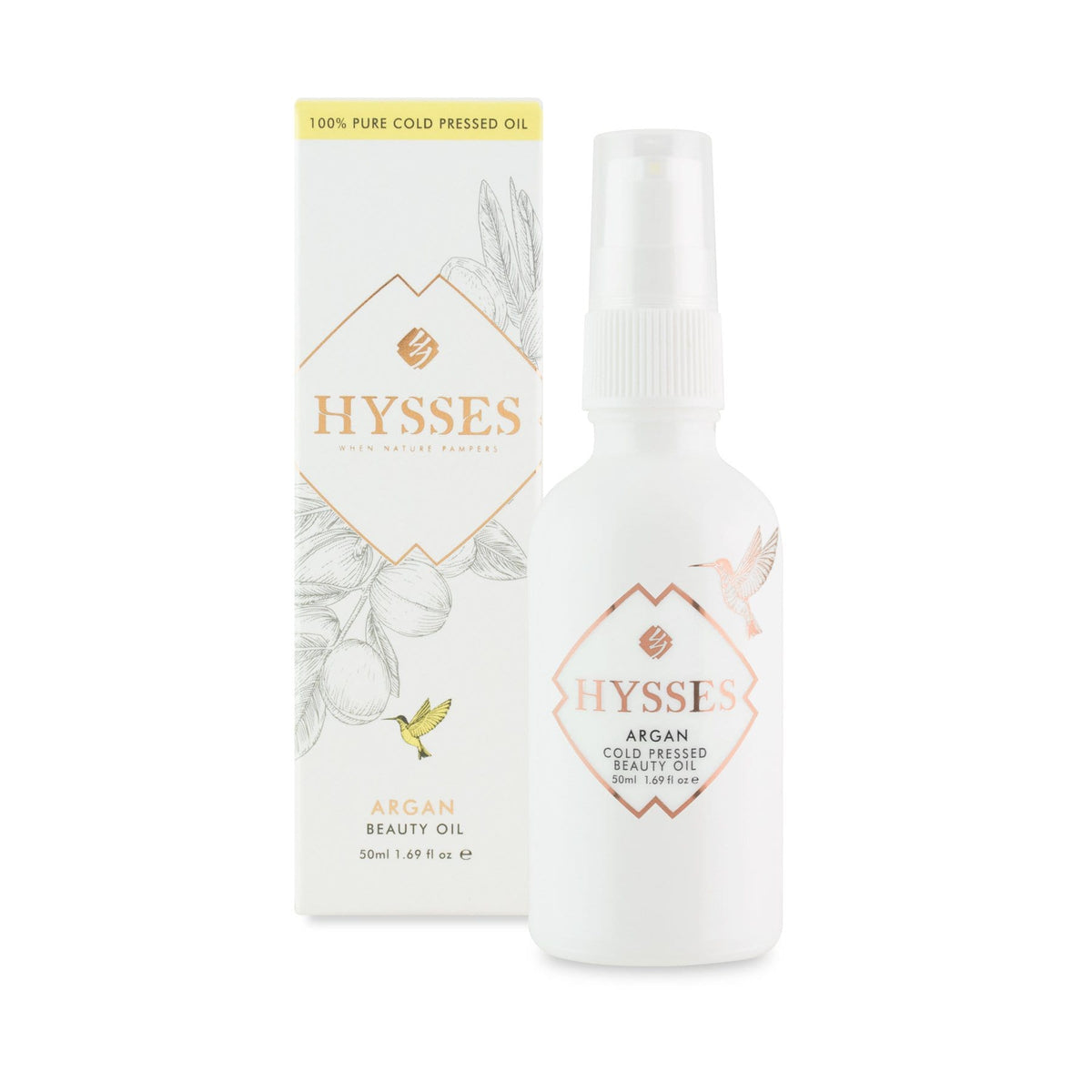 Hysses Face Care Cold Pressed Beauty Oil Argan