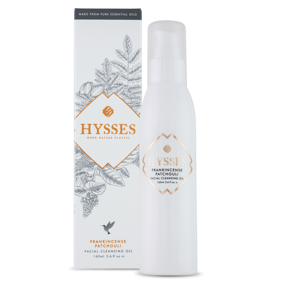 Hysses Face Care Facial Cleansing Oil Frankincense Patchouli, 165ml