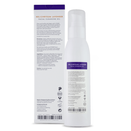 Hysses Face Care Facial Cleansing Oil Helichrysum Lavender