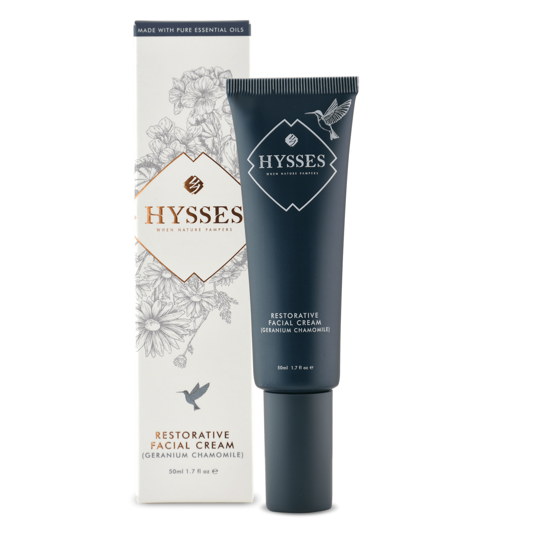 HYSSES Face Care Restorative Facial Cream Geranium Chamomile