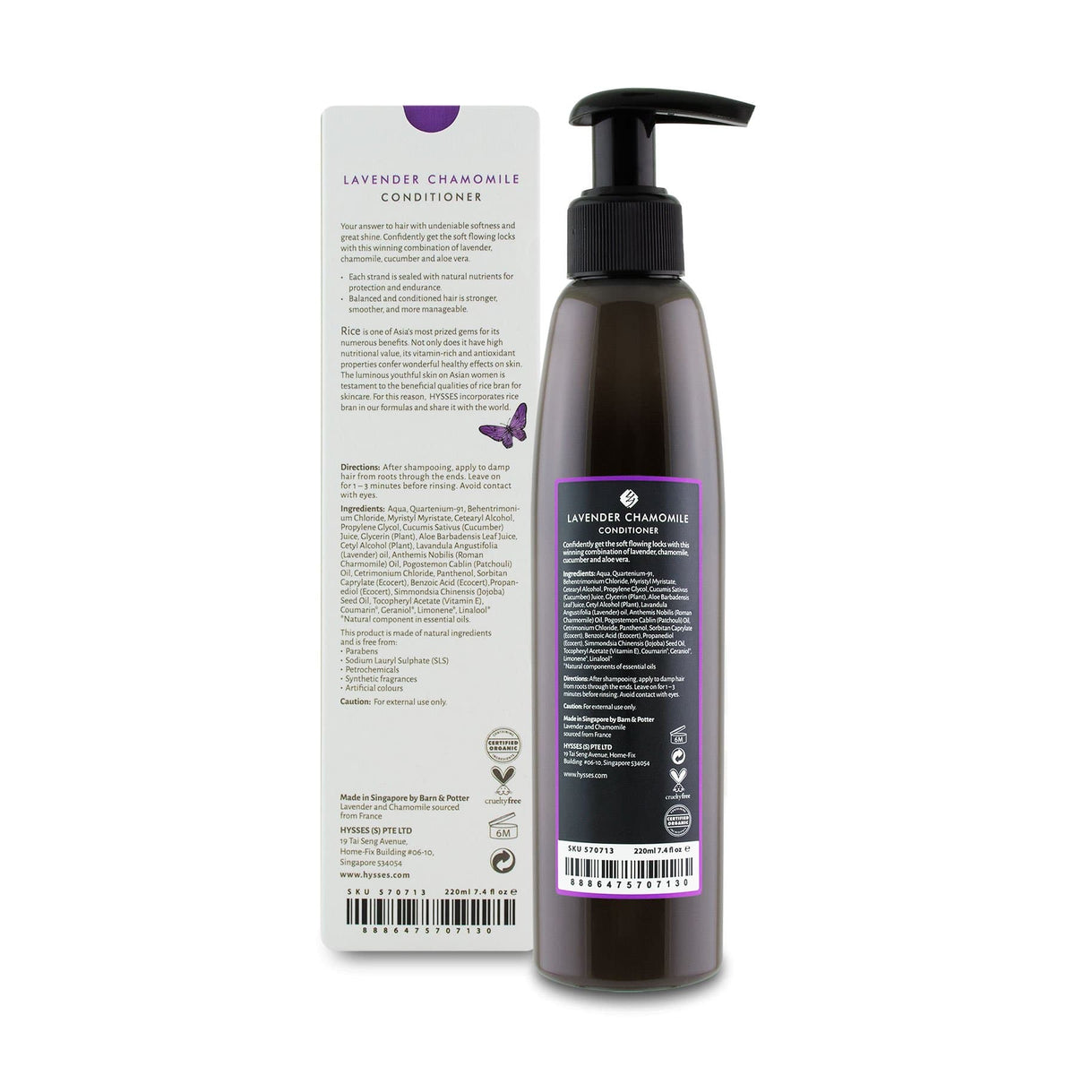 Hysses Hair Care Conditioner Lavender Chamomile, 220ml