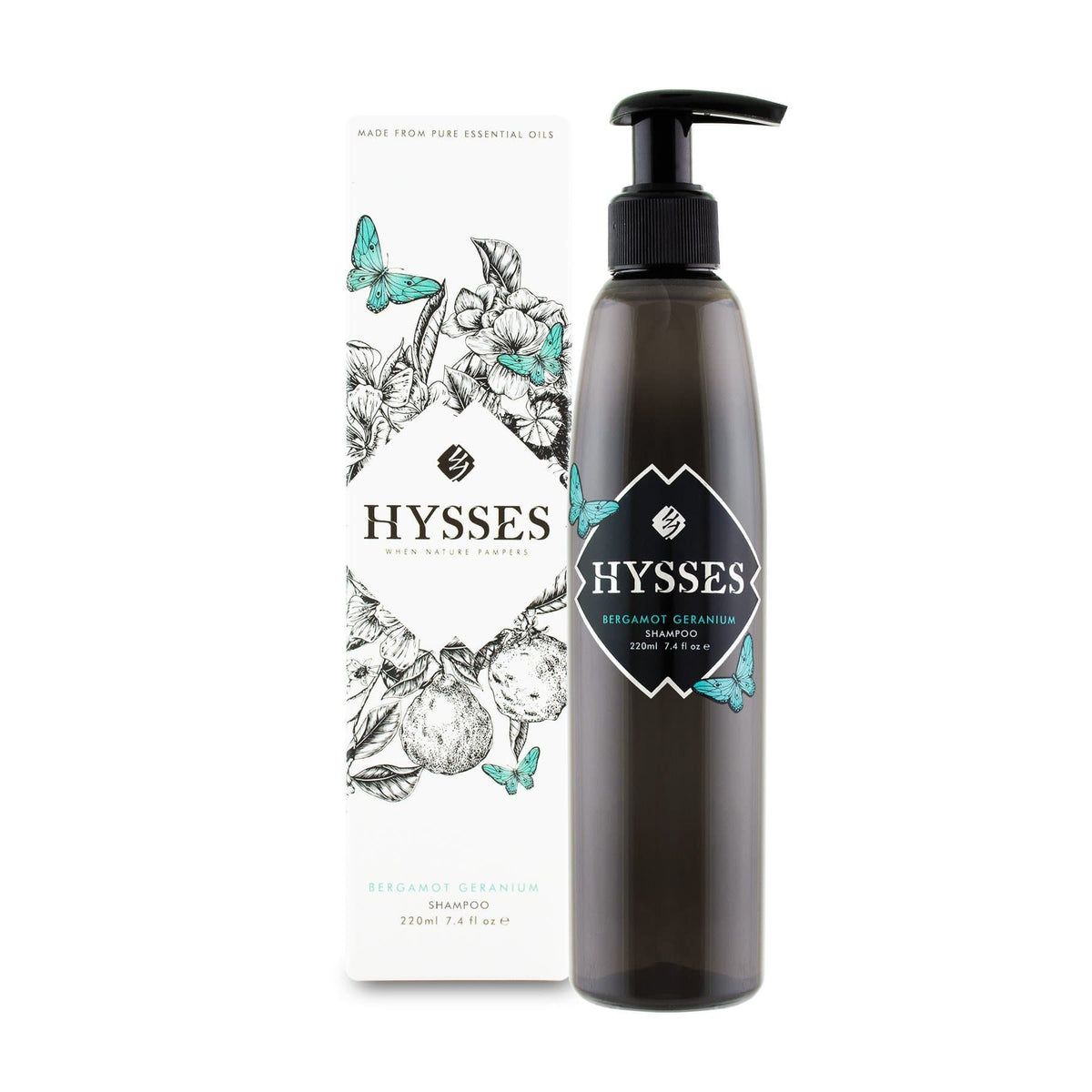 Hysses Hair Care Shampoo Bergamot Geranium, 220ml