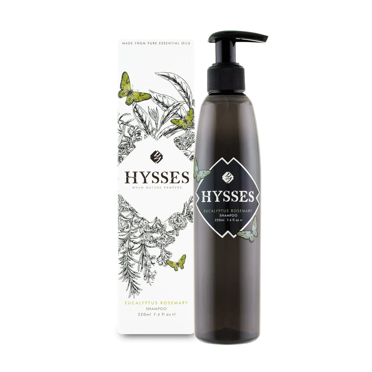 Hysses Hair Care Shampoo Eucalyptus Rosemary, 220ml