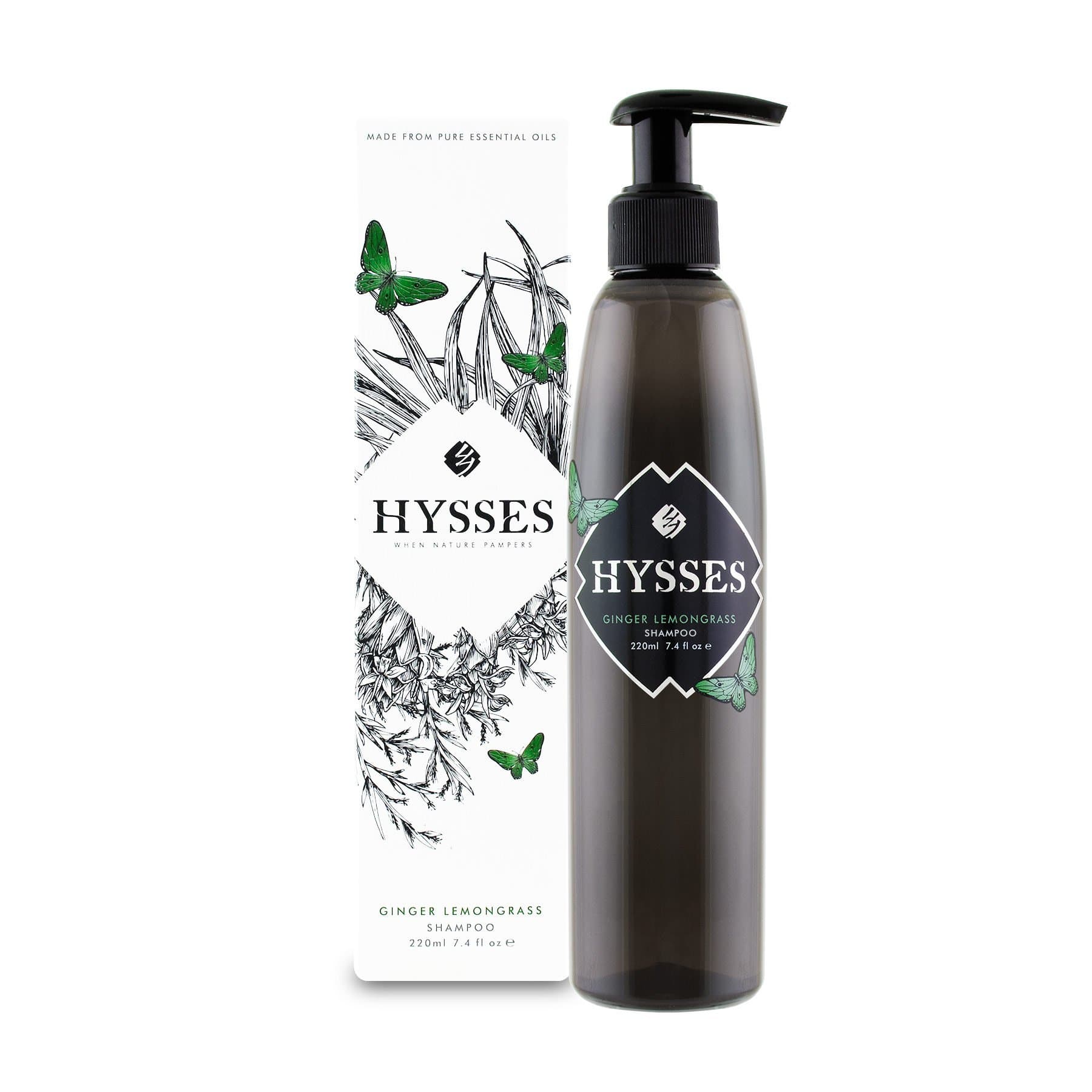 Hysses Hair Care 220ml Shampoo Ginger Lemongrass