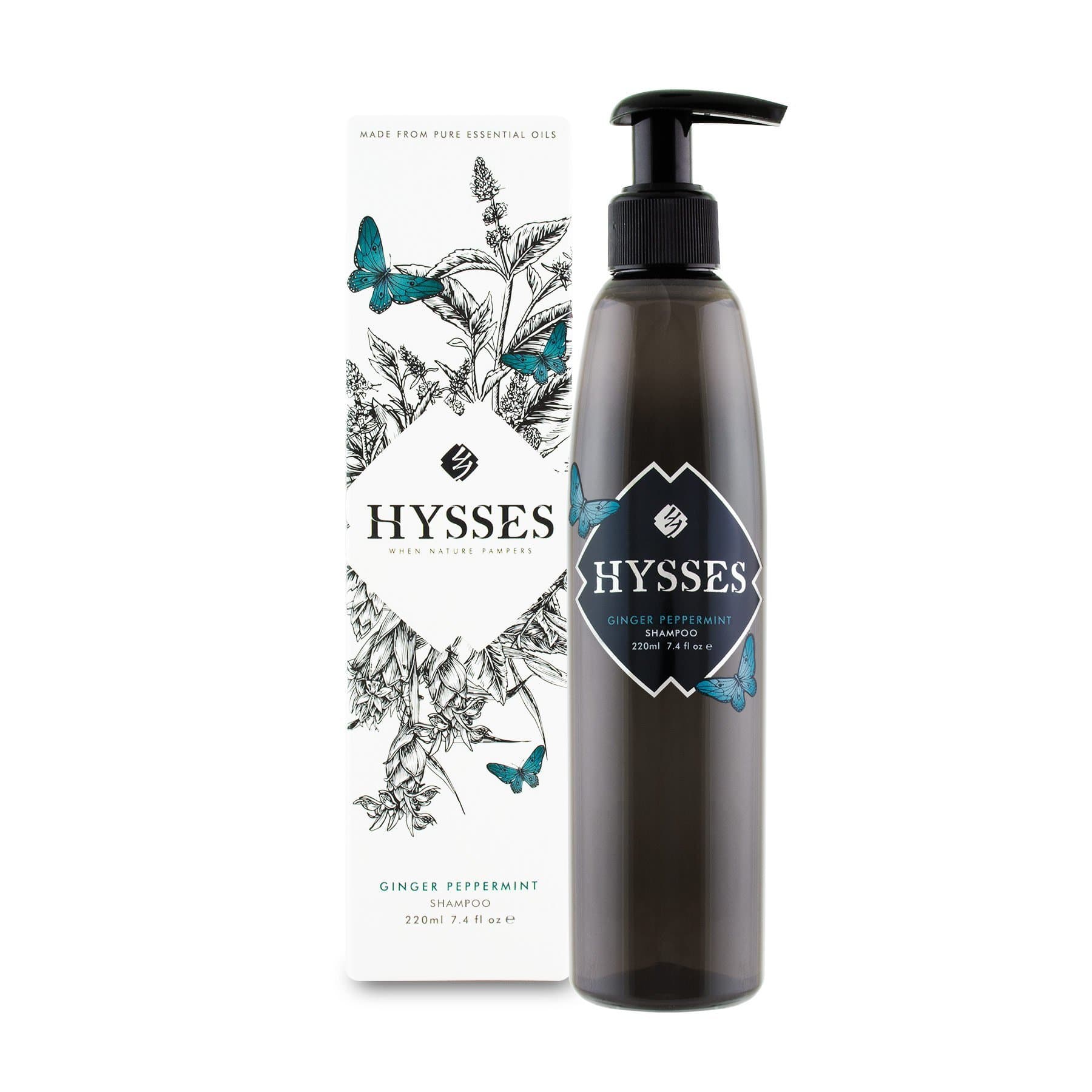 Hysses Hair Care Shampoo Ginger Peppermint, 220ml