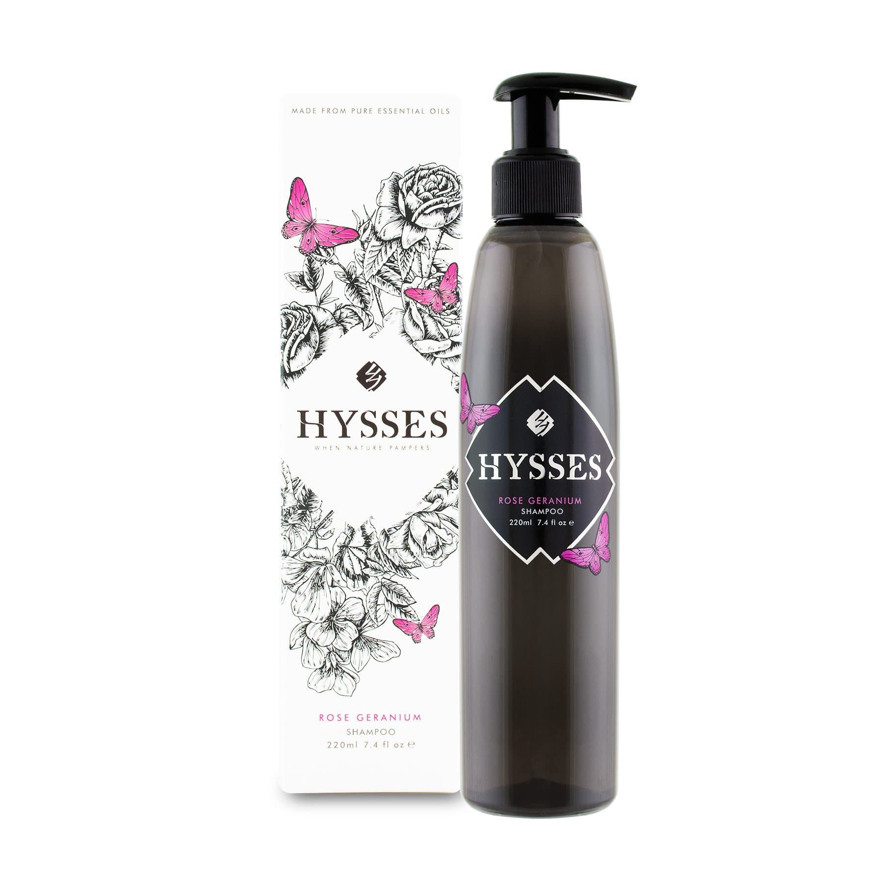 Hysses Hair Care Shampoo Rose Geranium, 220ml