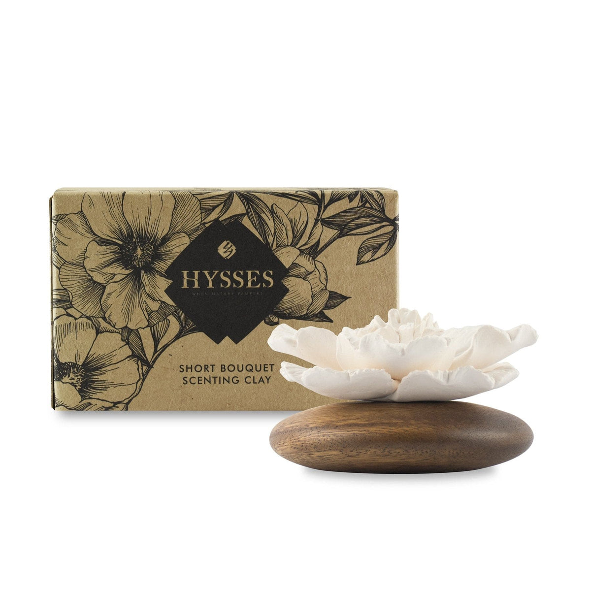 Hysses Home Scents Default Anemone Flower Scenting Clay Diffuser (Short Bouquet)