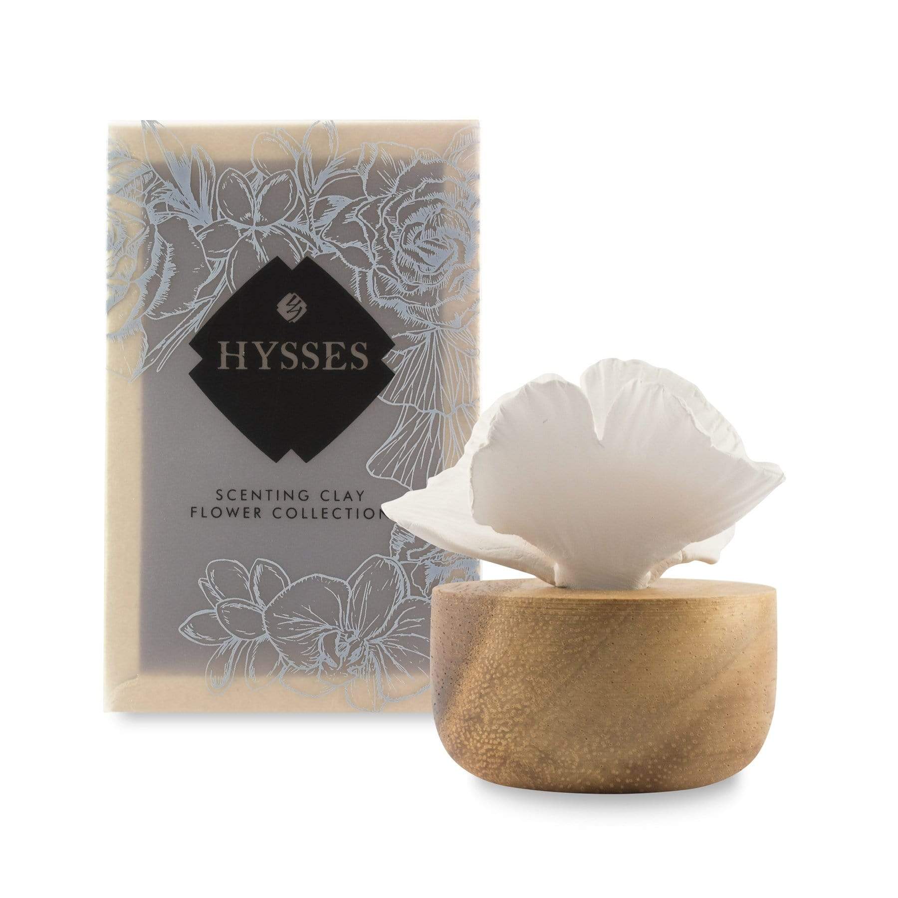 Hysses Home Scents Flower Refreshment Scenting Clay Ginkgo
