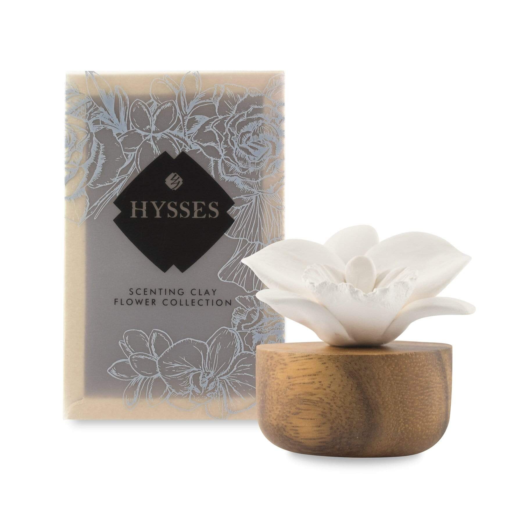 Hysses Home Scents Flower Refreshment Scenting Clay Orchid