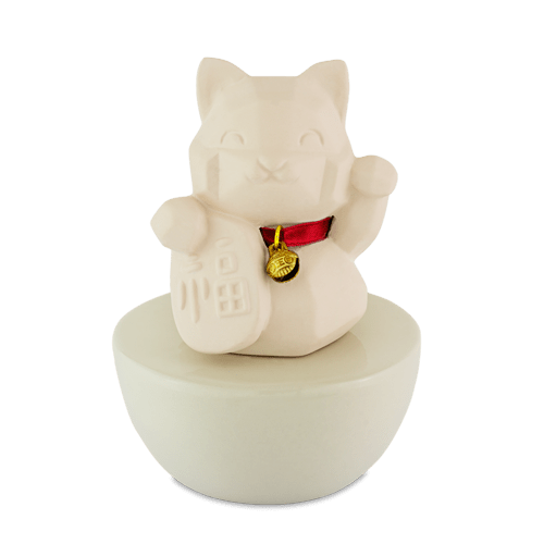 Hysses Home Scents Fortune Cat Clay Diffuser