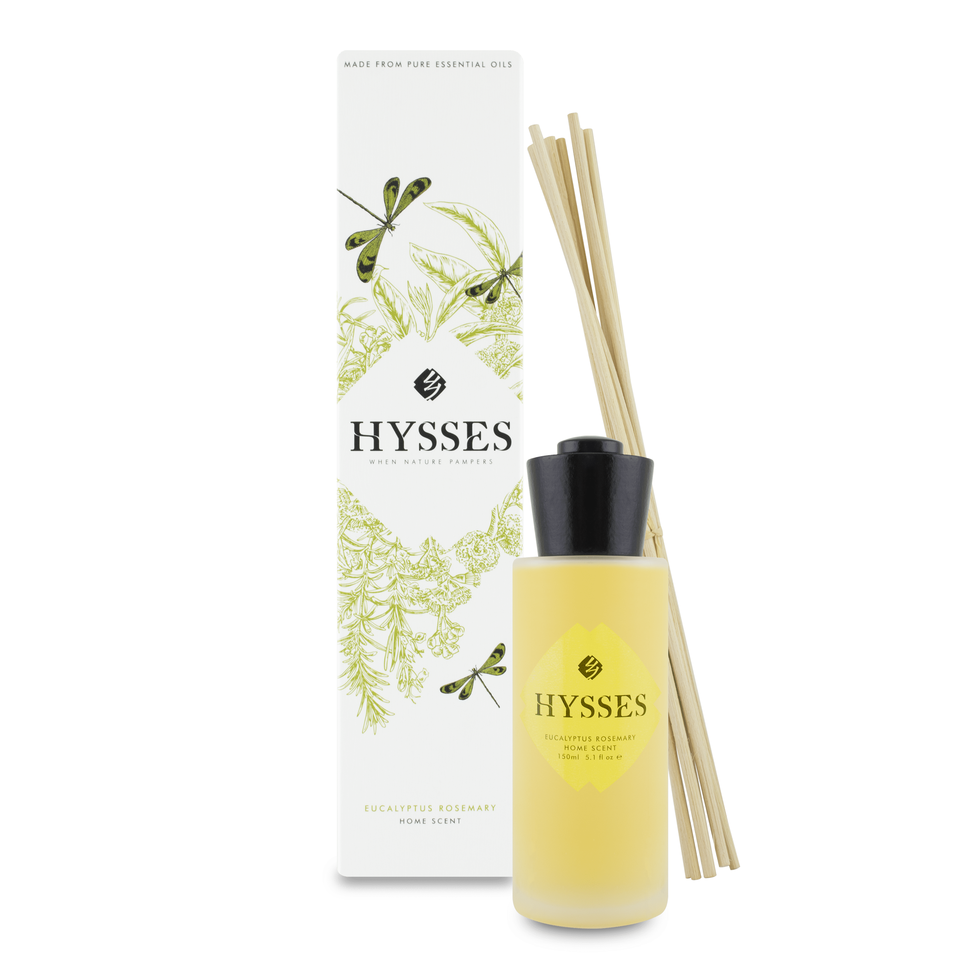 Hysses Home Scents Home Scent Reed Diffuser Eucalyptus Rosemary, 150ml