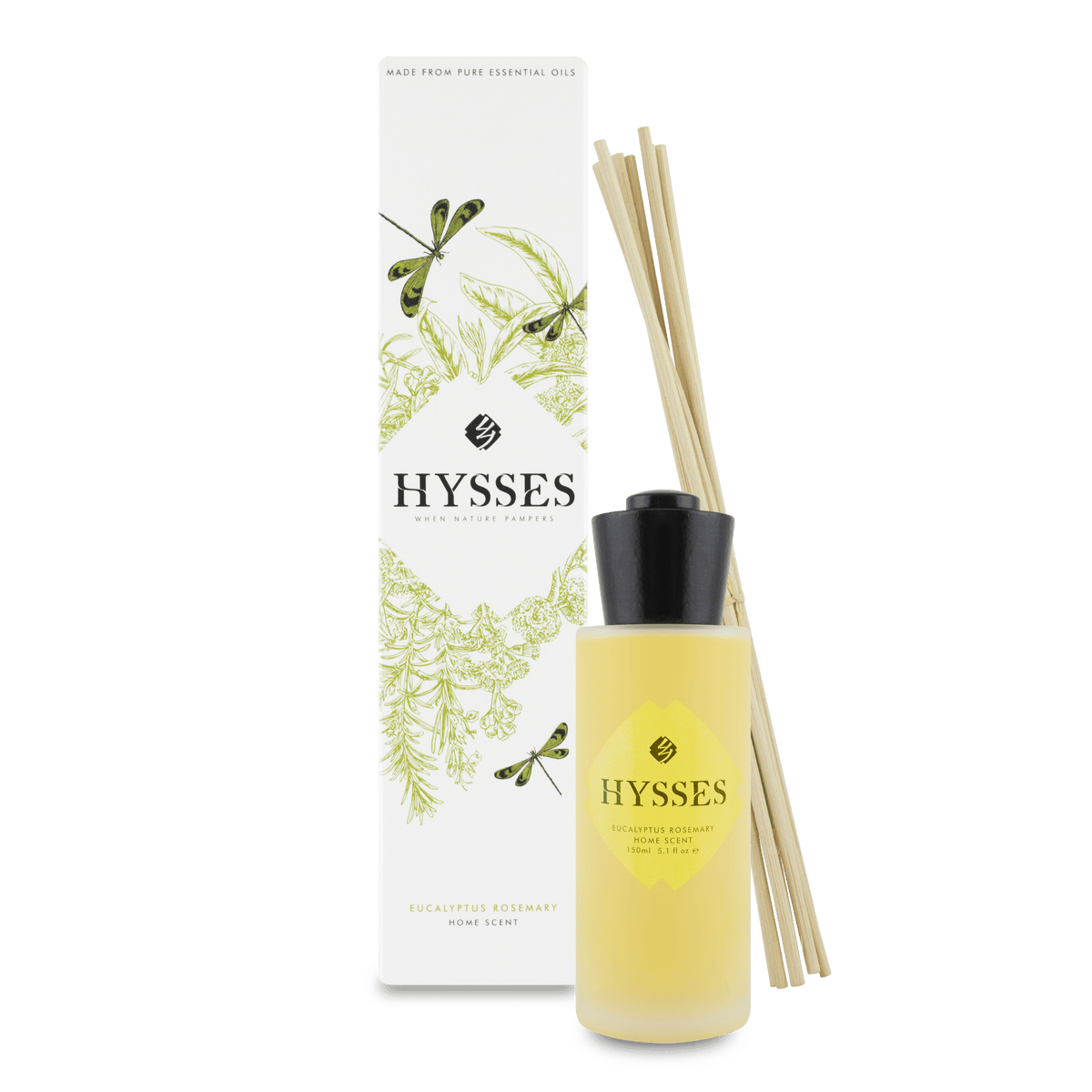 Hysses Home Scents Home Scent Reed Diffuser Eucalyptus Rosemary, 150ml