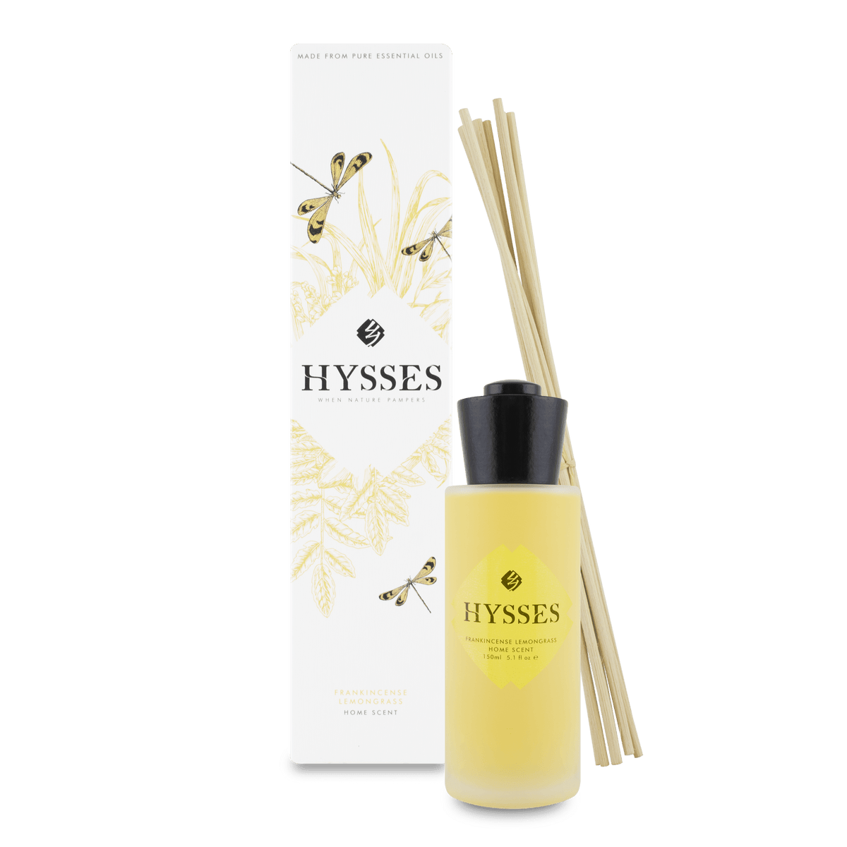 Hysses Home Scents Home Scent Reed Diffuser Frankincense Lemongrass, 150ml