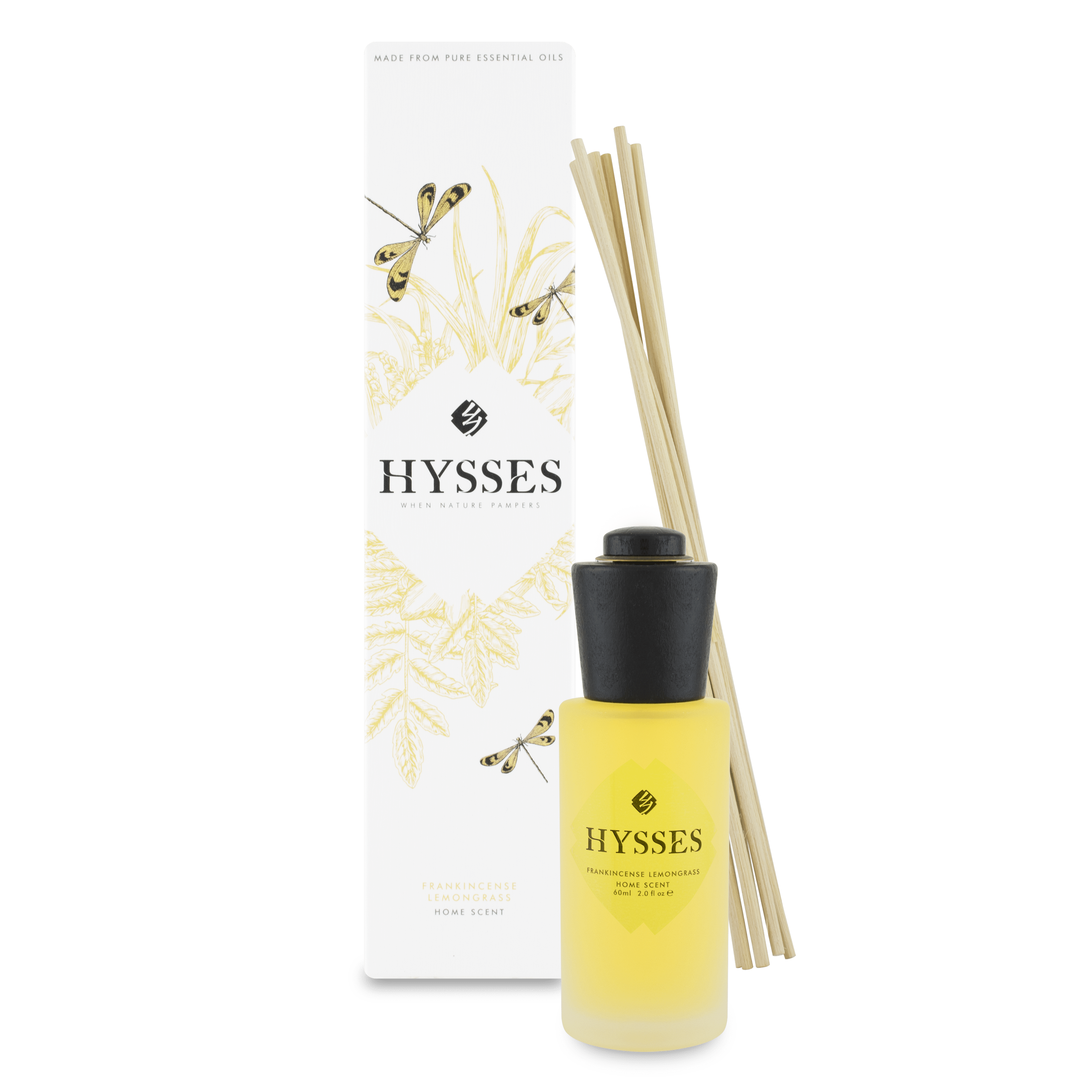 Hysses Home Scents Home Scent Reed Diffuser Frankincense Lemongrass, 60ml